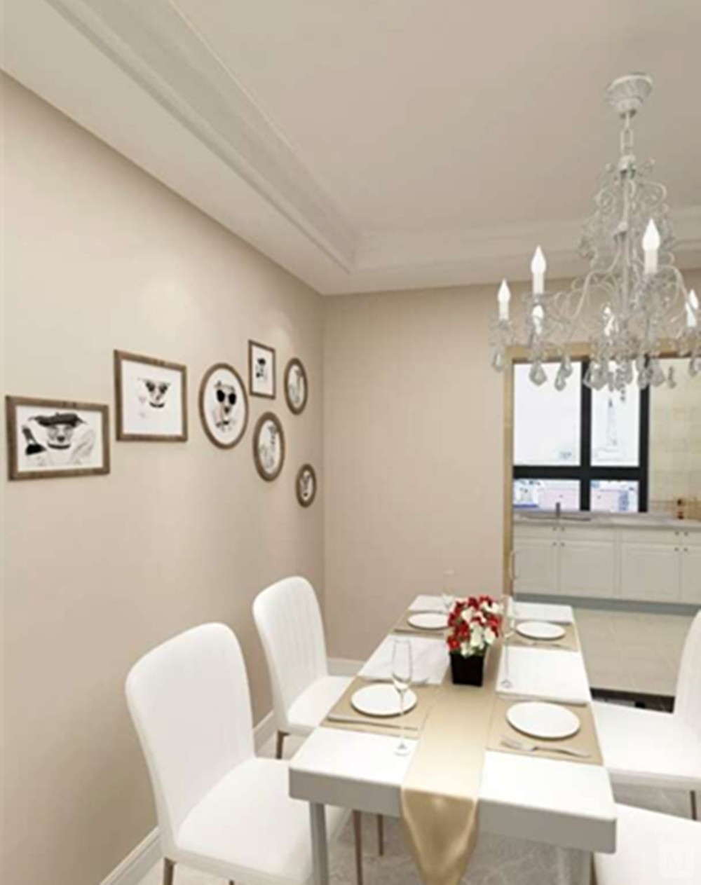 简欧风格是一种现代简约和欧式风格的结合,在家具的选择上,色调以象牙