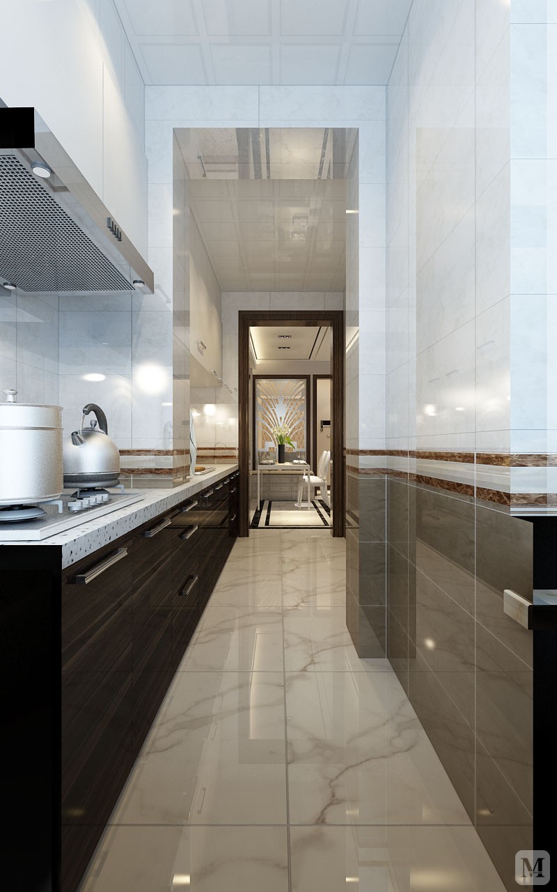Art Deco厨房橱柜装修效果图