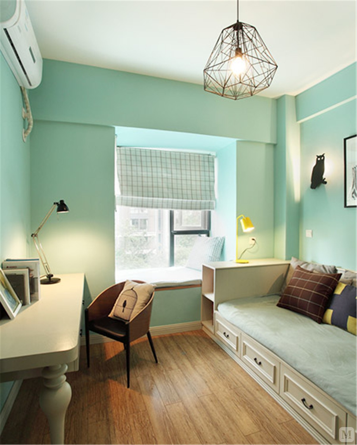 22.7万125㎡简约三房装修现代简约三居室装修色彩的妙用