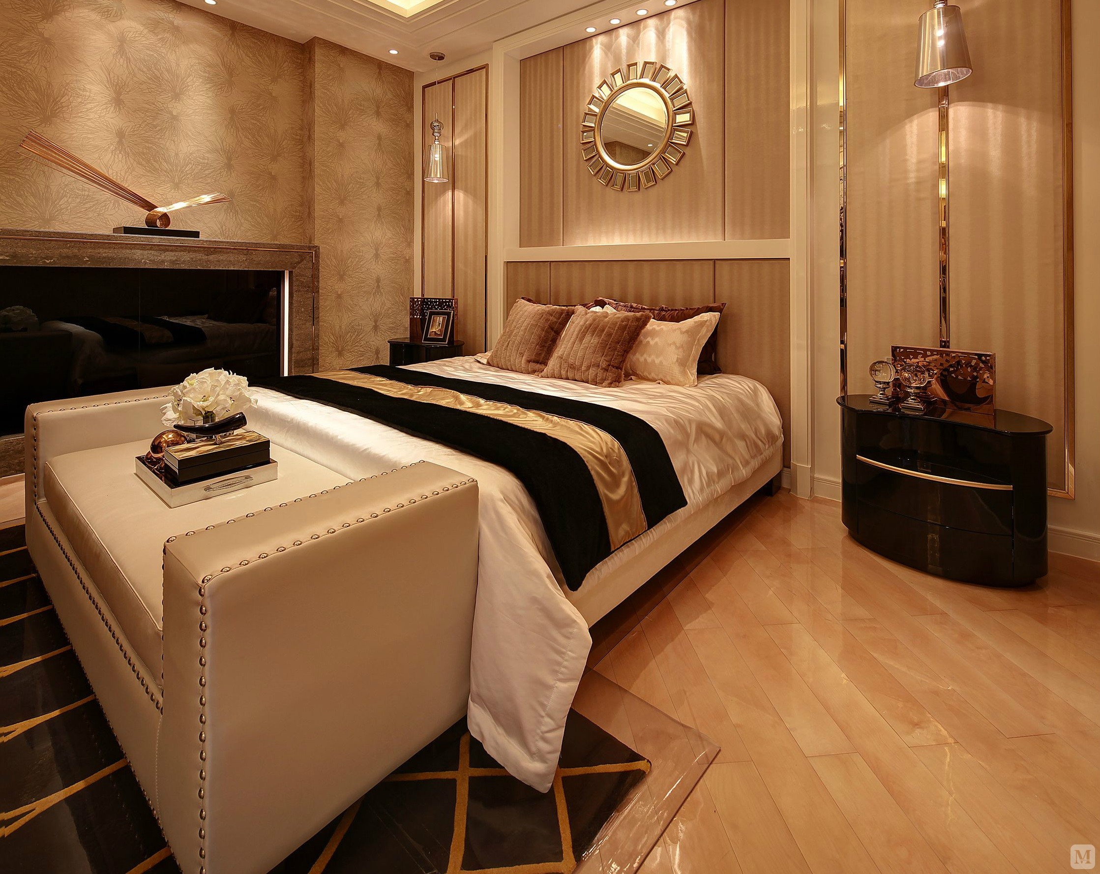 2万150㎡简欧三房装修尊贵豪华欧式设计