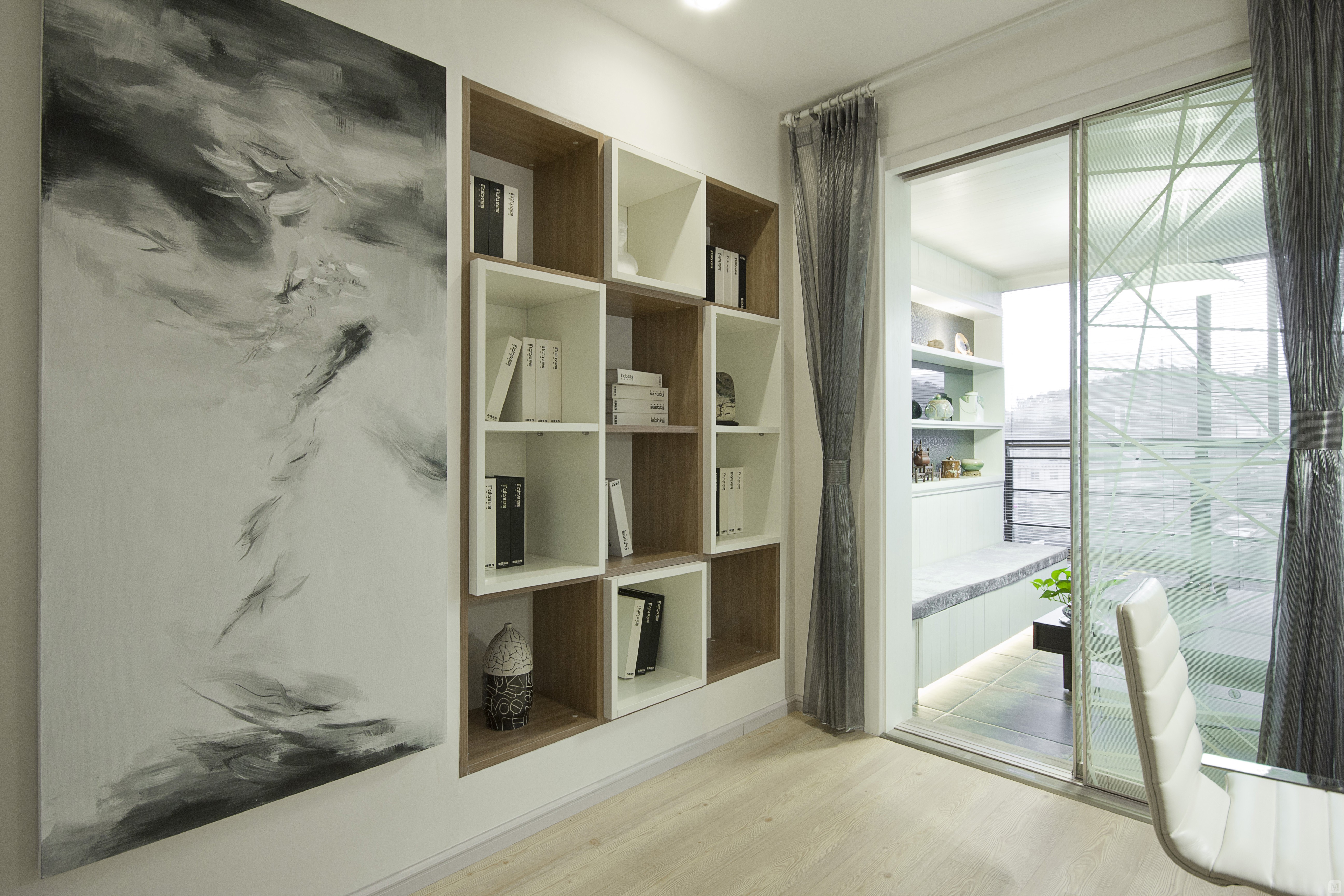 以白色为基调,搭配咖啡色和浅灰色,缔造优越和高品位的生活