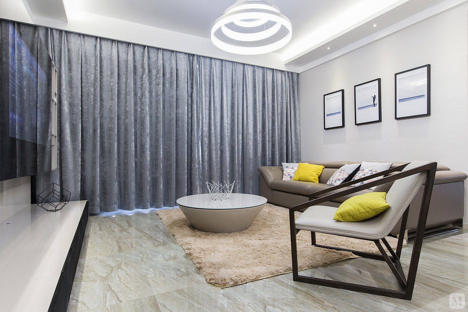 1万166㎡地中海复式装修长沙上居壹品 案例-红星美凯龙家装效果图