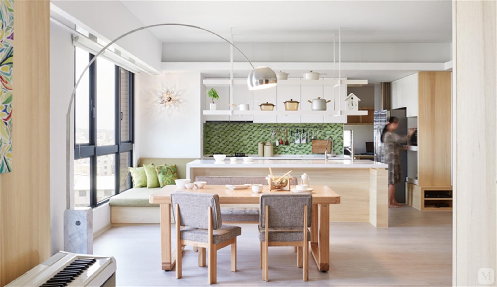 日式厨房吊顶装修效果图