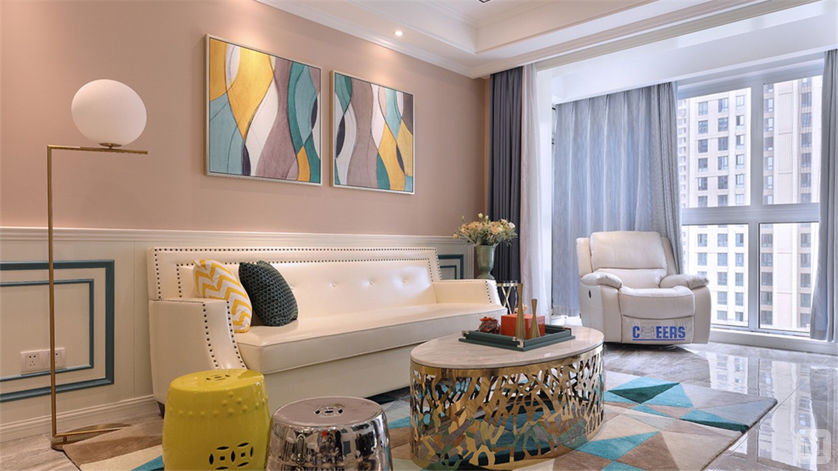 23.6万110㎡简欧三房装修◆指尖星光◆ 绿海星城