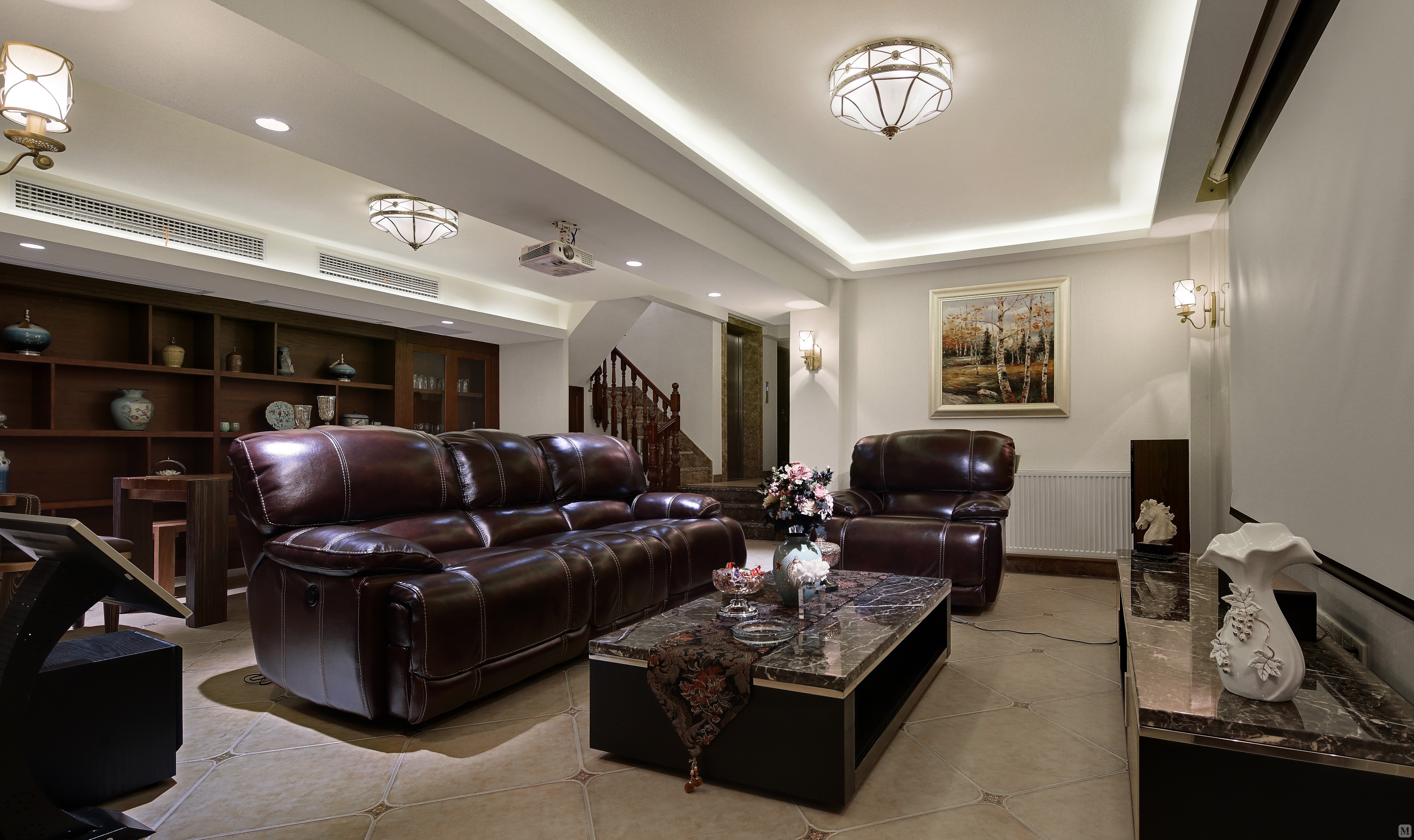 77.3万360㎡简欧四房装修时光流转江山墅设计-红星美凯龙家装效果图