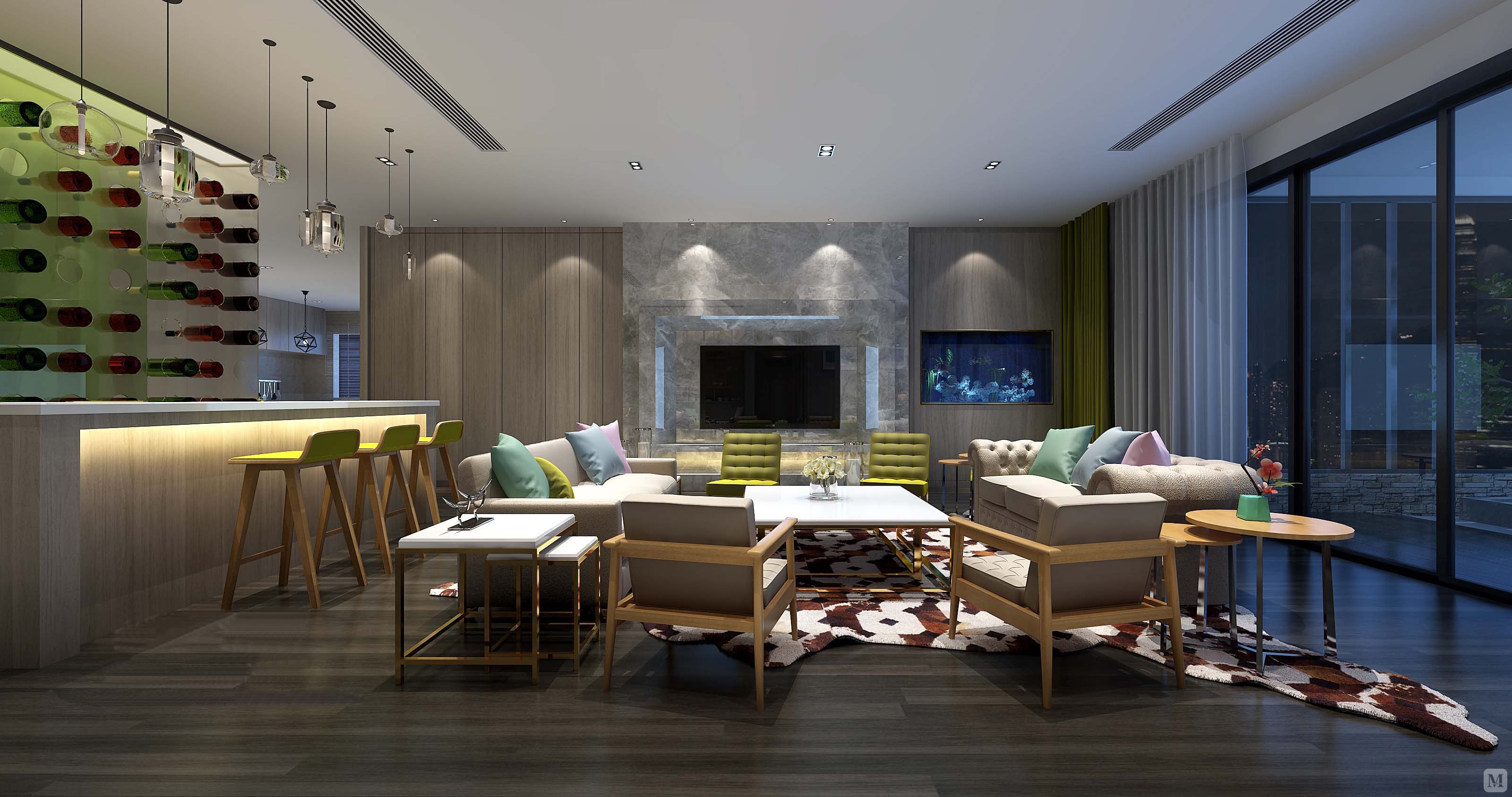 现代简约风格强调少即是多,舍弃不必要的装饰元素,追求时尚和 现代的