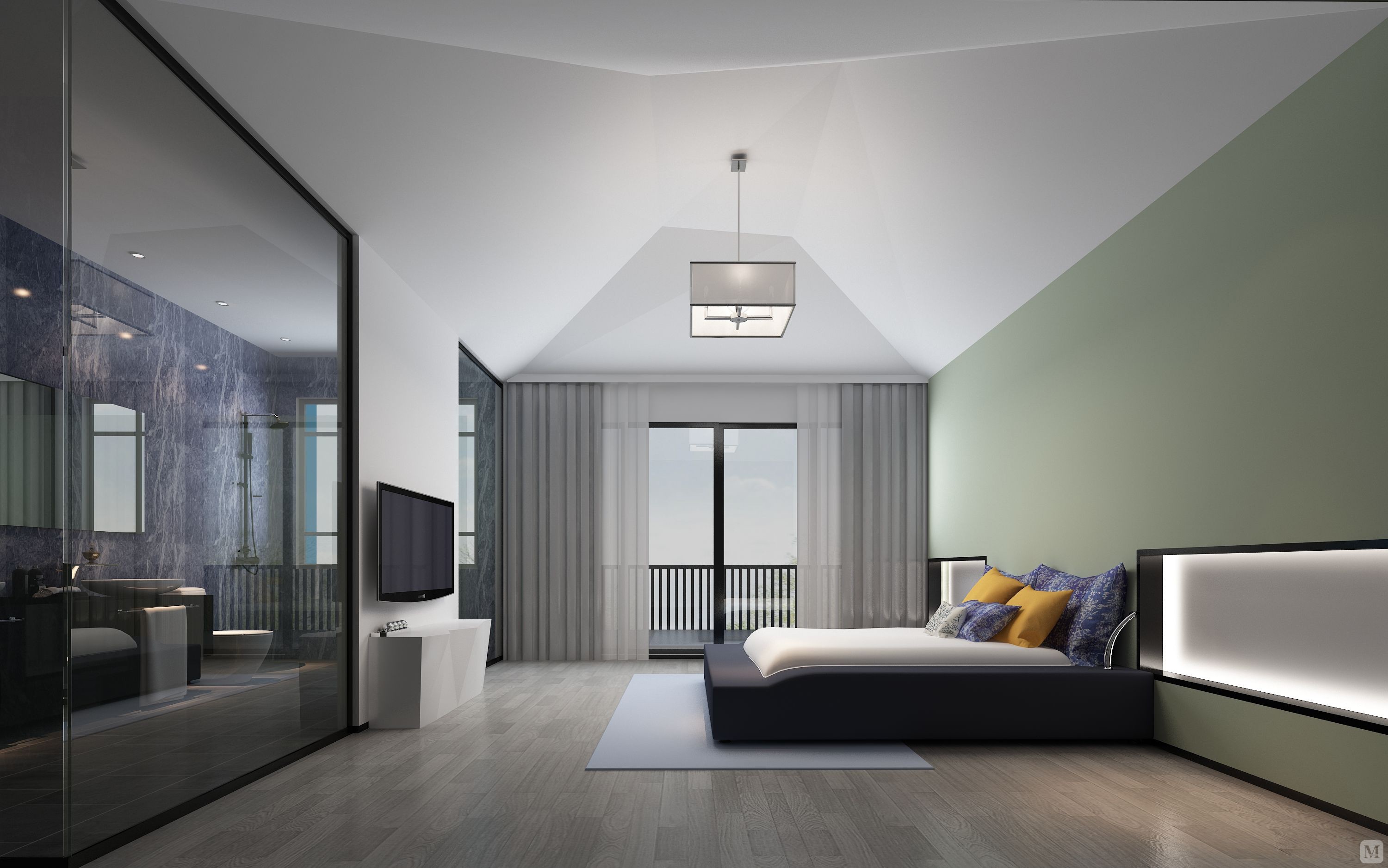 75.7万399㎡混搭别墅装修大空间的开敞式设计作品