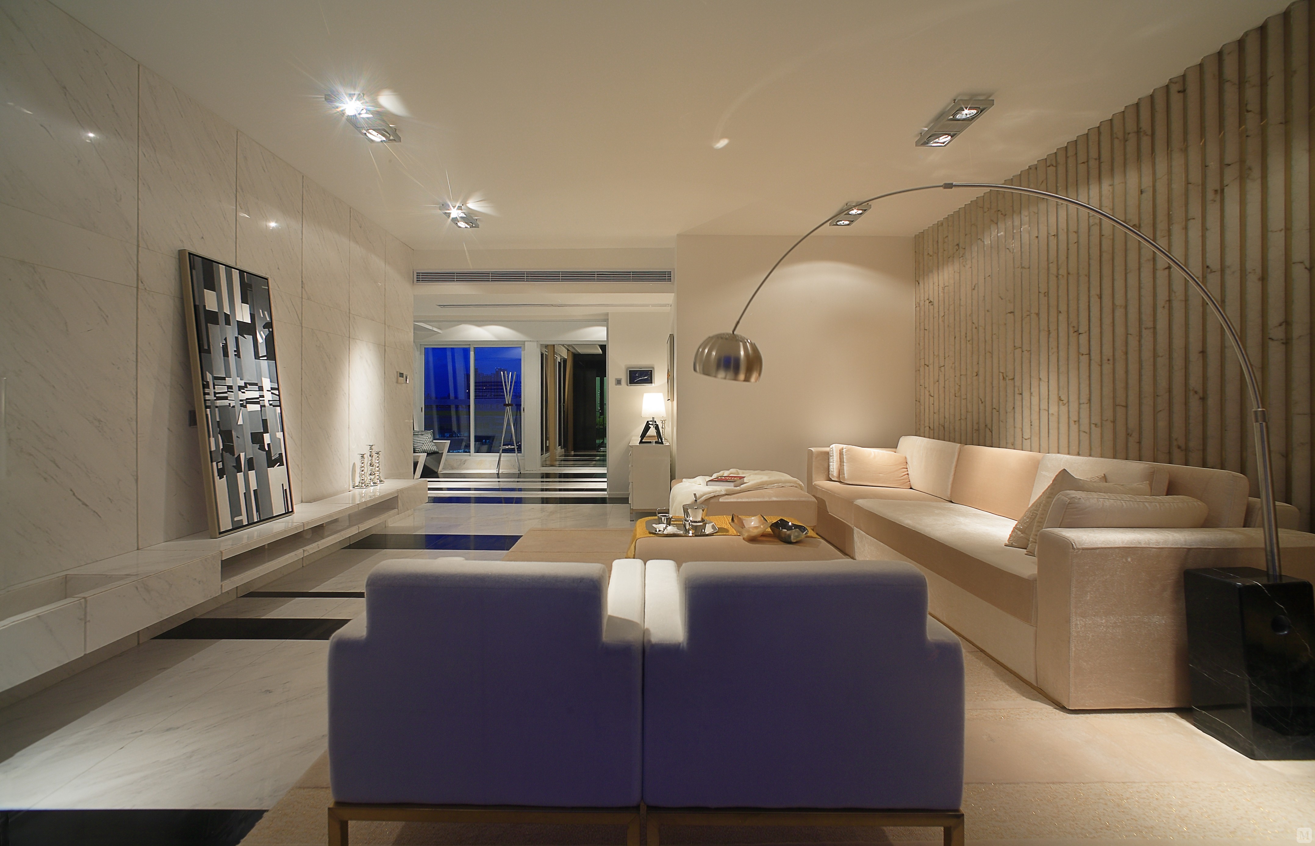 0万154㎡简约四房装修超大户型现代简约风-红星美凯龙家装效果图