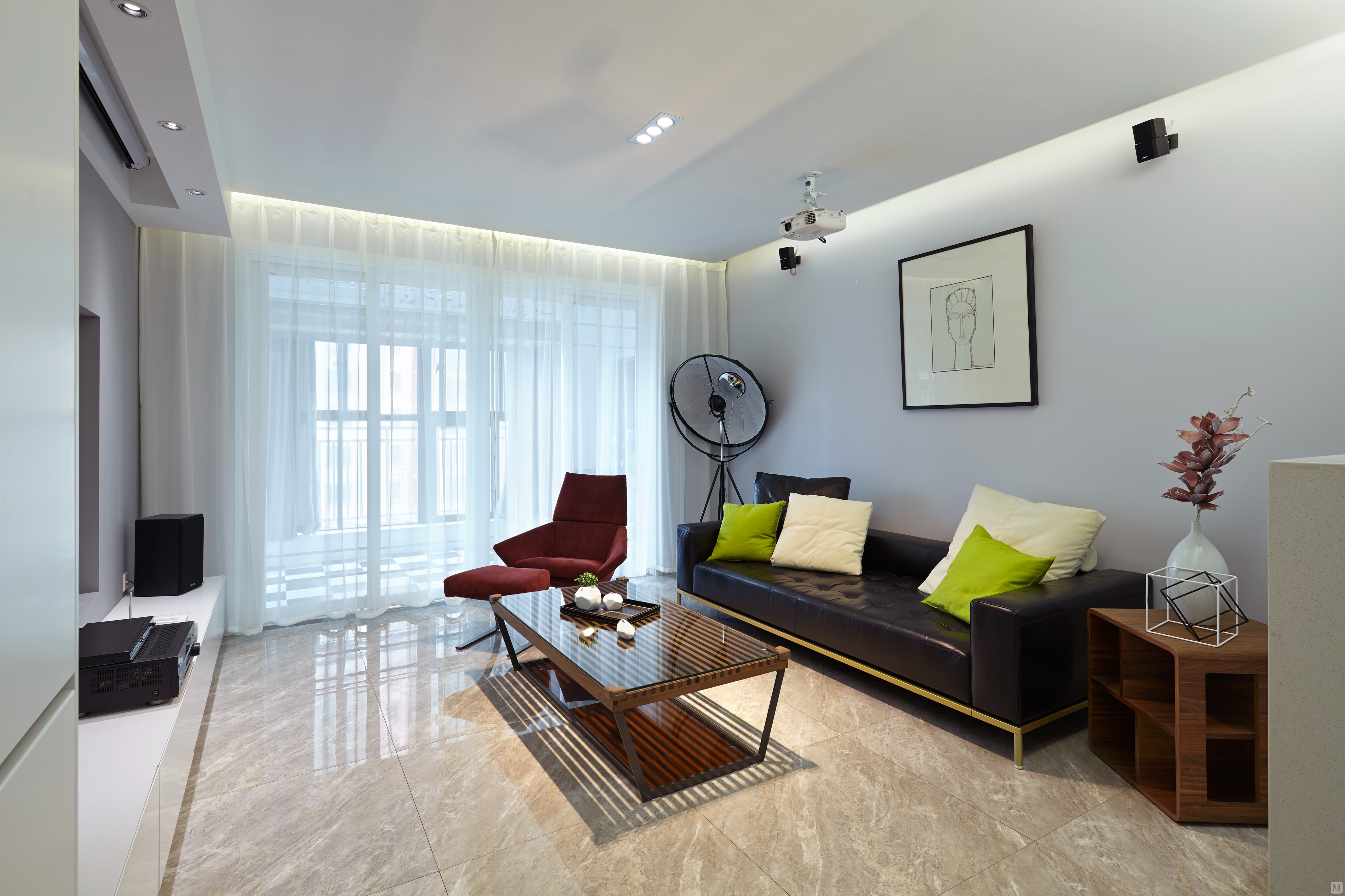 4万74㎡简约二房装修大名城 简约风格-红星美凯龙家装效果图