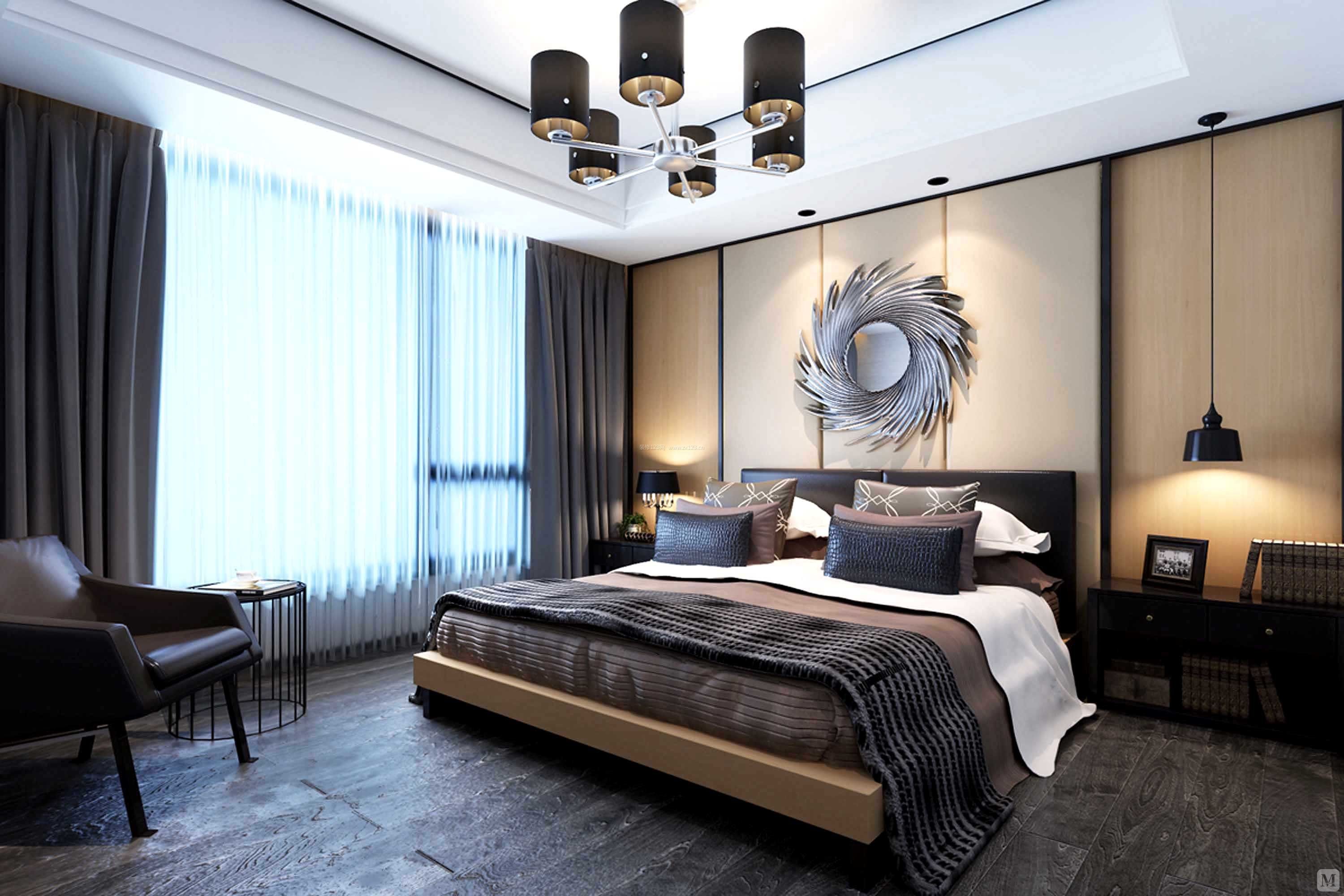 简约卧室吊顶装修效果图