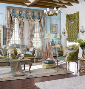 索弗仑窗帘 窗帘 现代简欧客厅，卧室窗帘 1720系列 YB1342-1