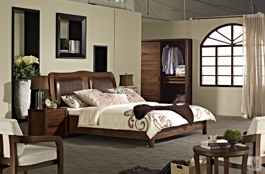 莫霞悦木黑胡桃家具