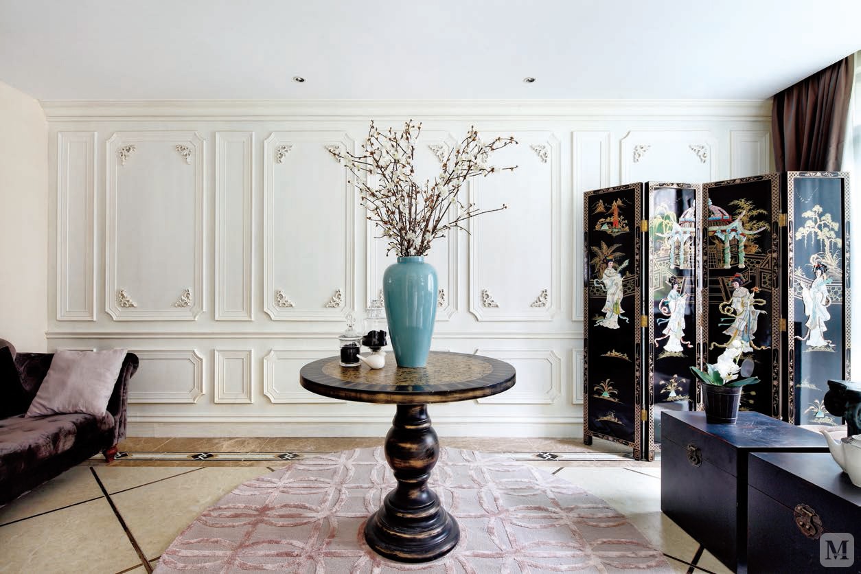 9万137㎡简约复式装修法式