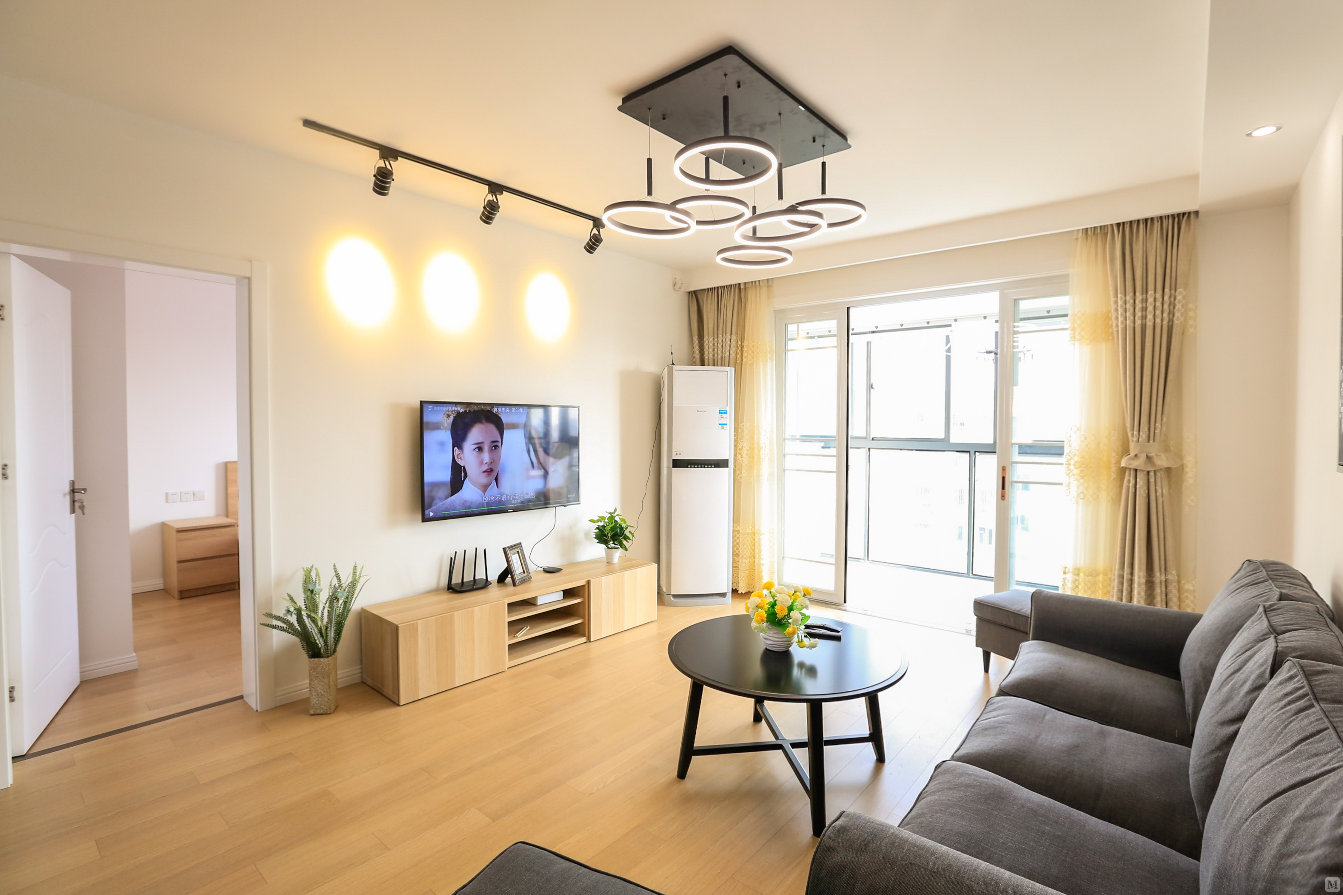 6万110㎡简欧三房装修上海舜川公寓和风物语北欧风