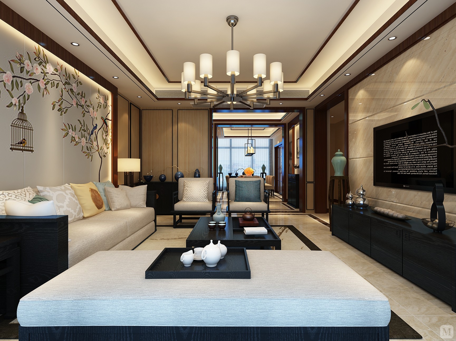 本户型的每个空间格局都非常合理,实用,各个空间动静分区非常明确.