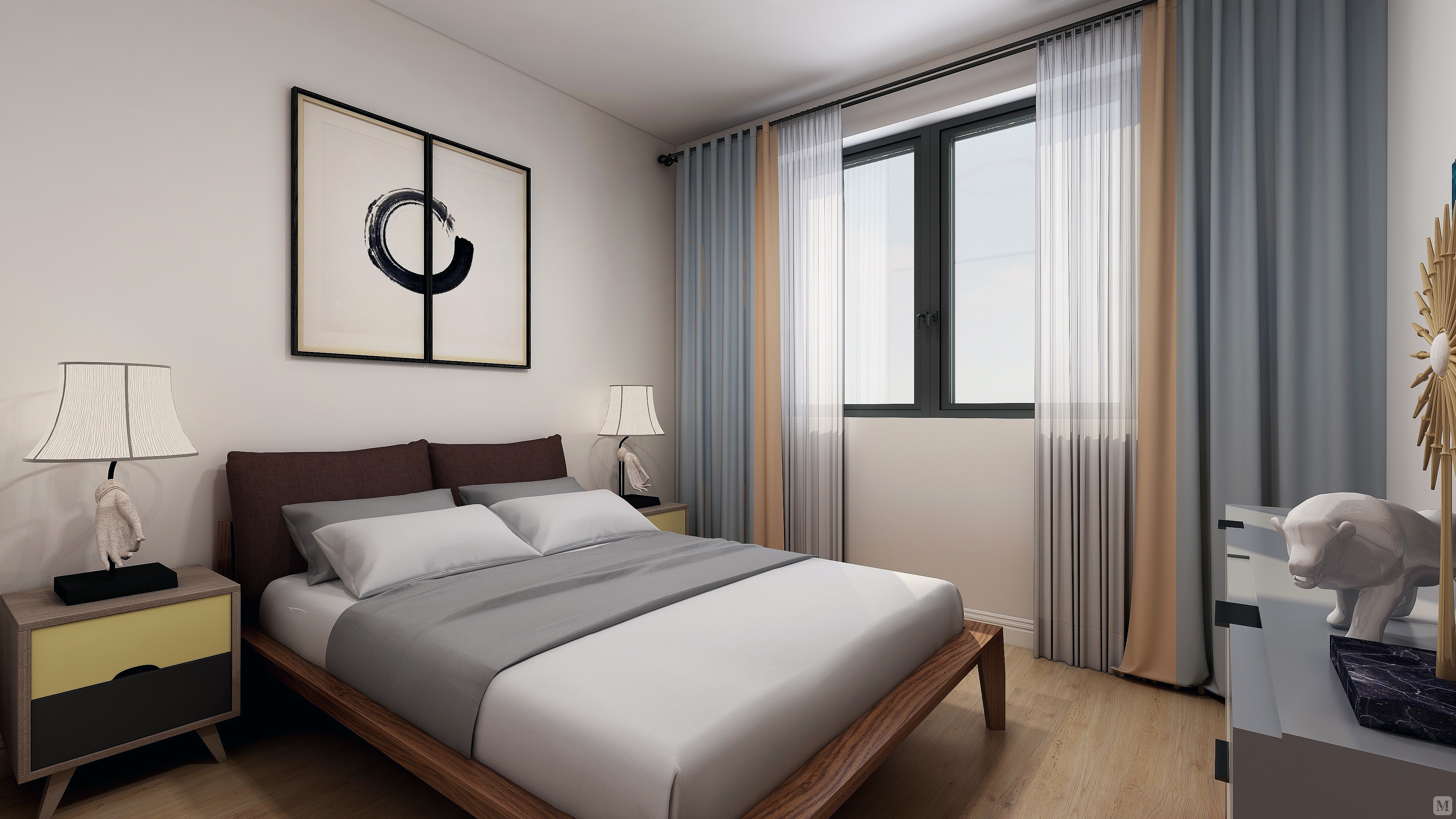 简约卧室衣柜装修效果图