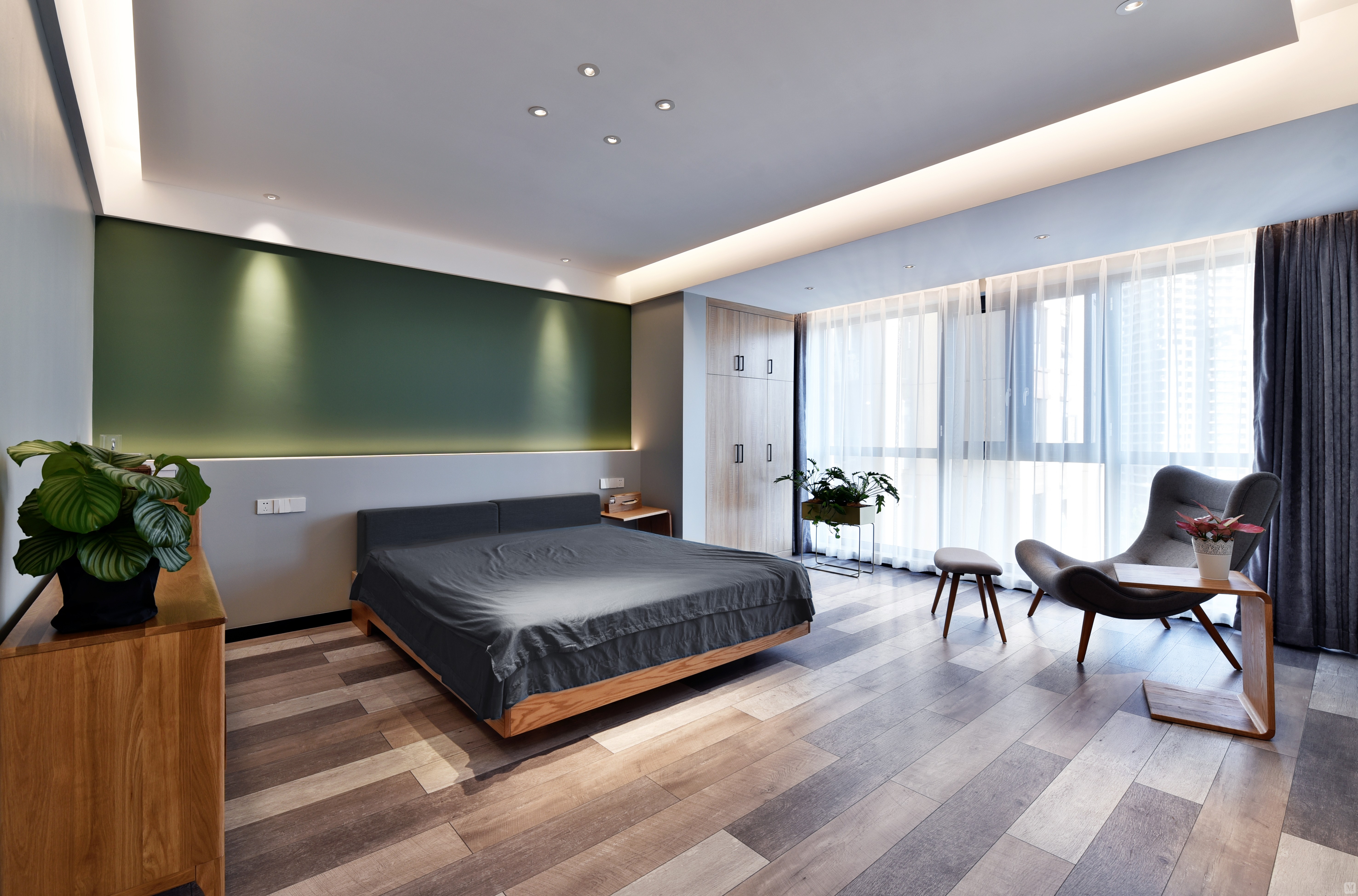 简约卧室吊顶装修效果图