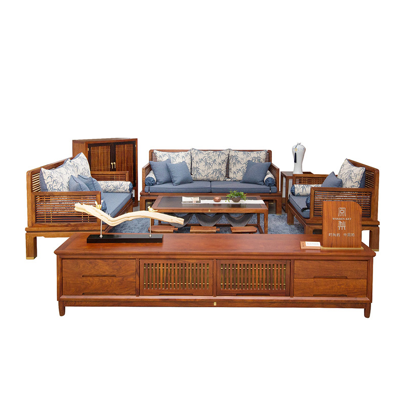 阅梨刺猬紫檀pterocarpuserinaceus禅意单人位沙发s1015