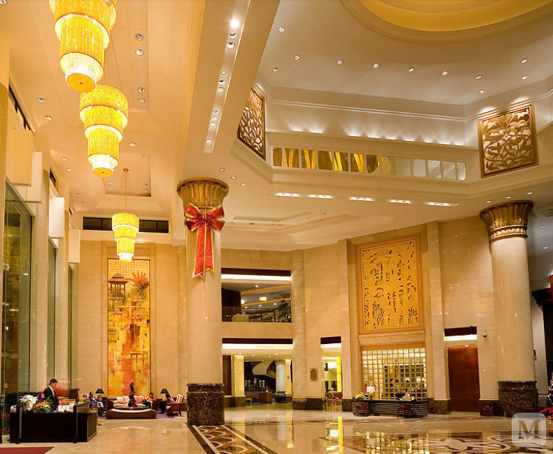 酒店大堂服务台效果图欣赏 酒店服务台背景墙要这样来设计
