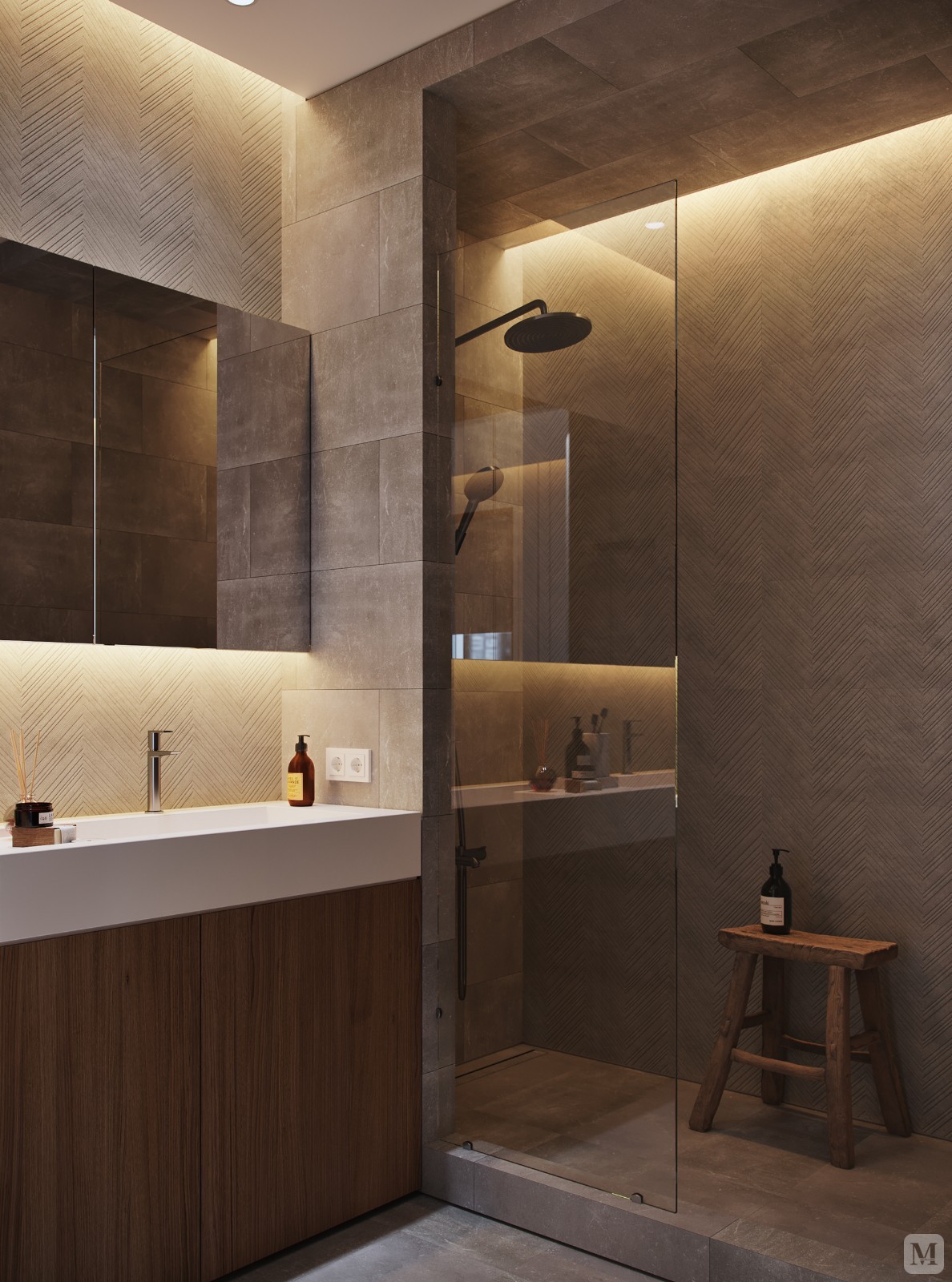 现代 #公寓 #卫生间 #吊顶 #隔断 #灯具 #简约 设计咨询 留下您的