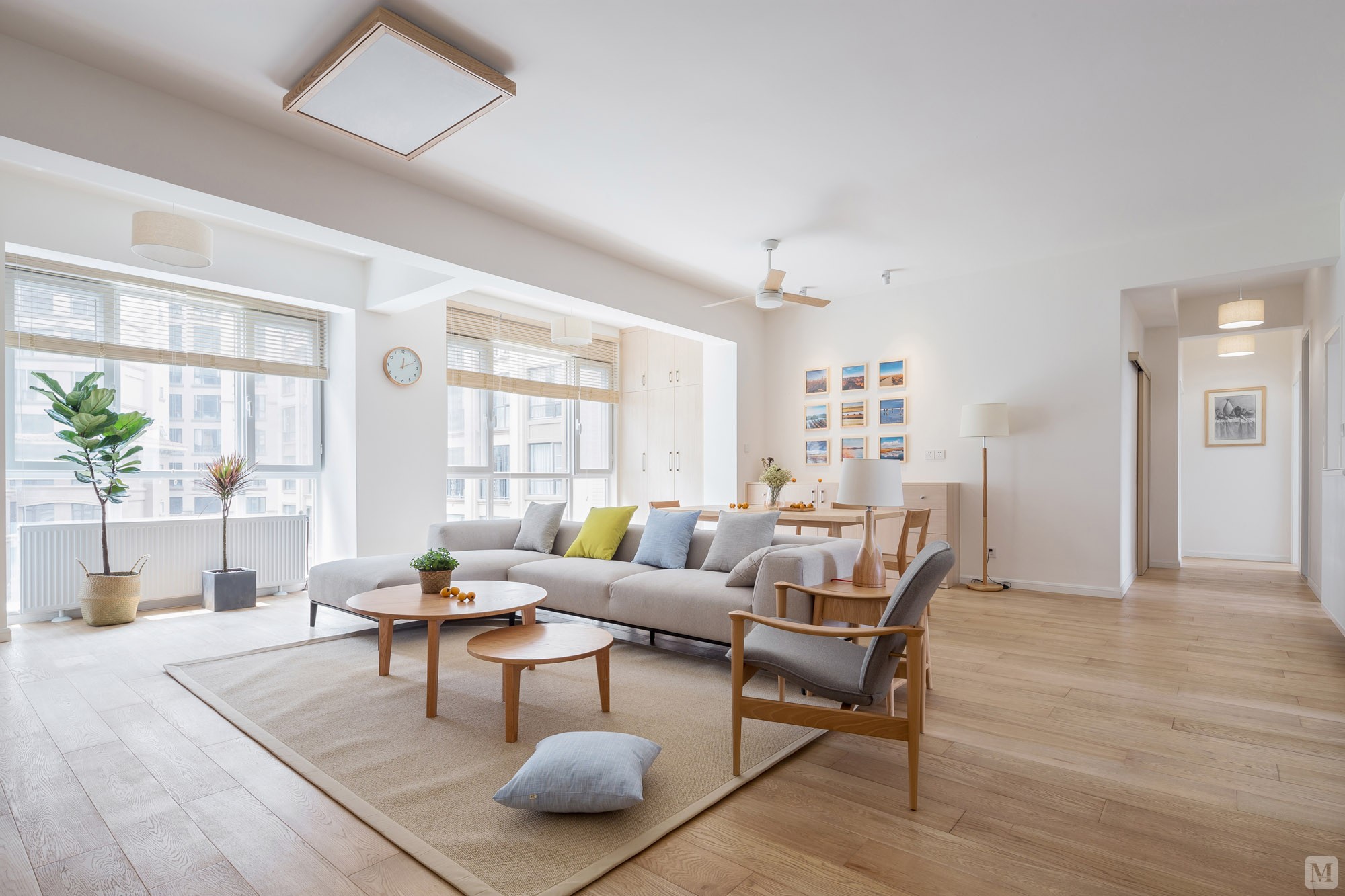 23.8万120㎡日式三房装修小清新,现代简约