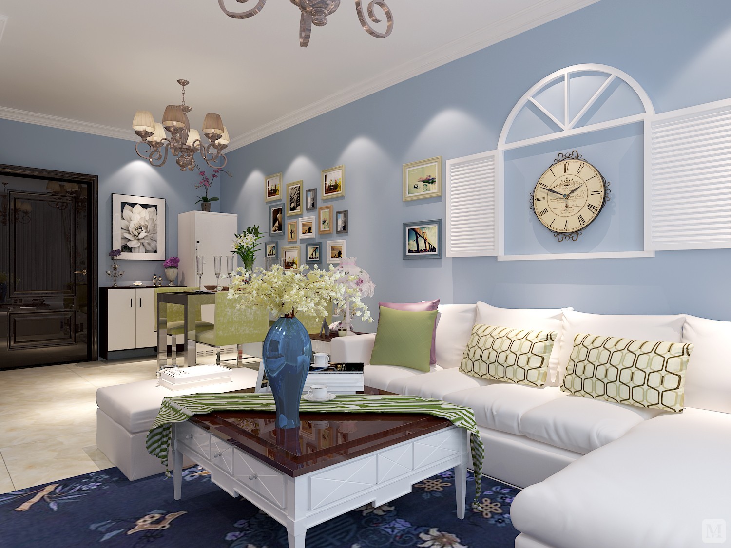 混搭风格就是多种装修风格的融合,充分利用空间形式与材料,创造出