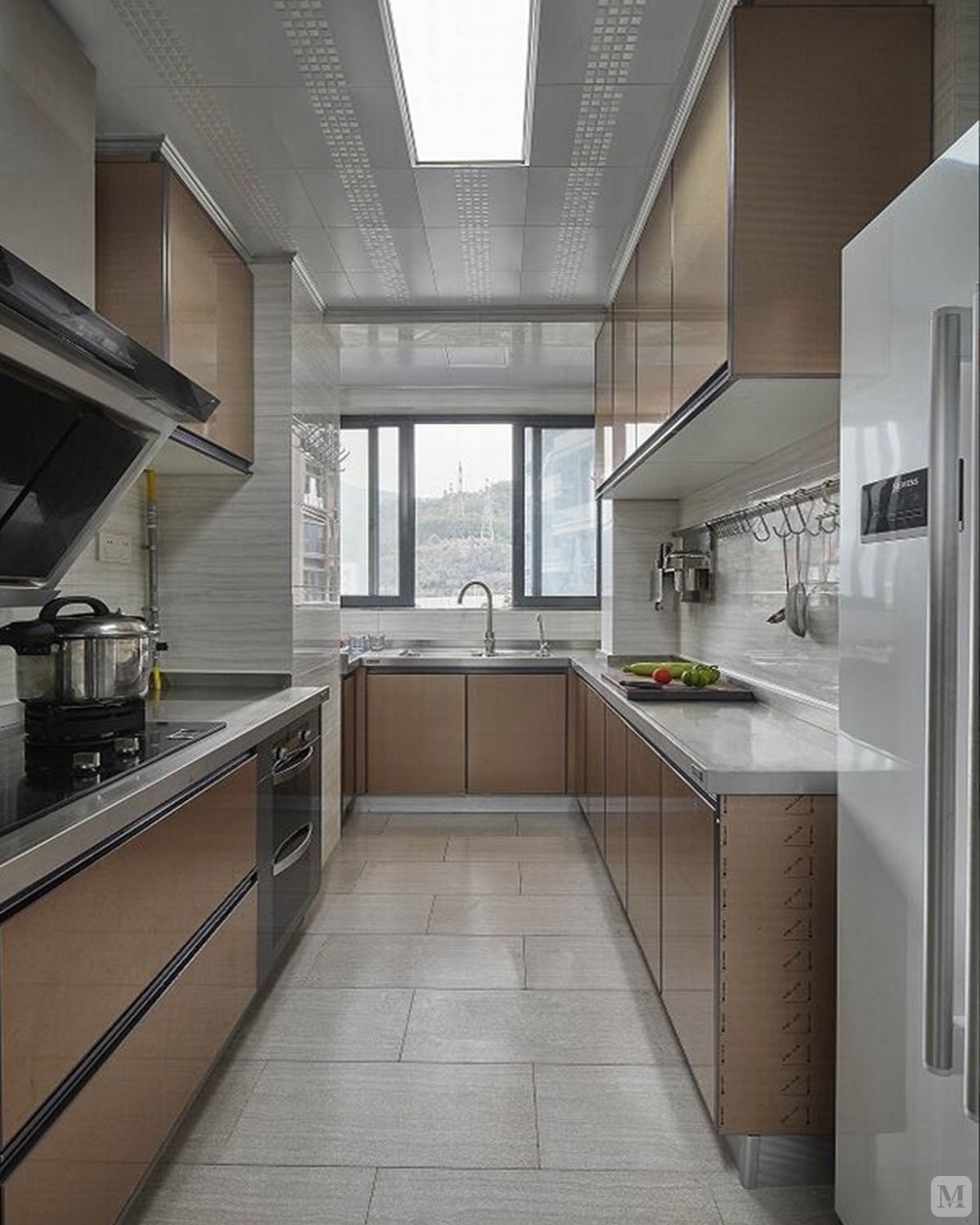 美式厨房组合柜装修效果图-红星美凯龙家装效果图