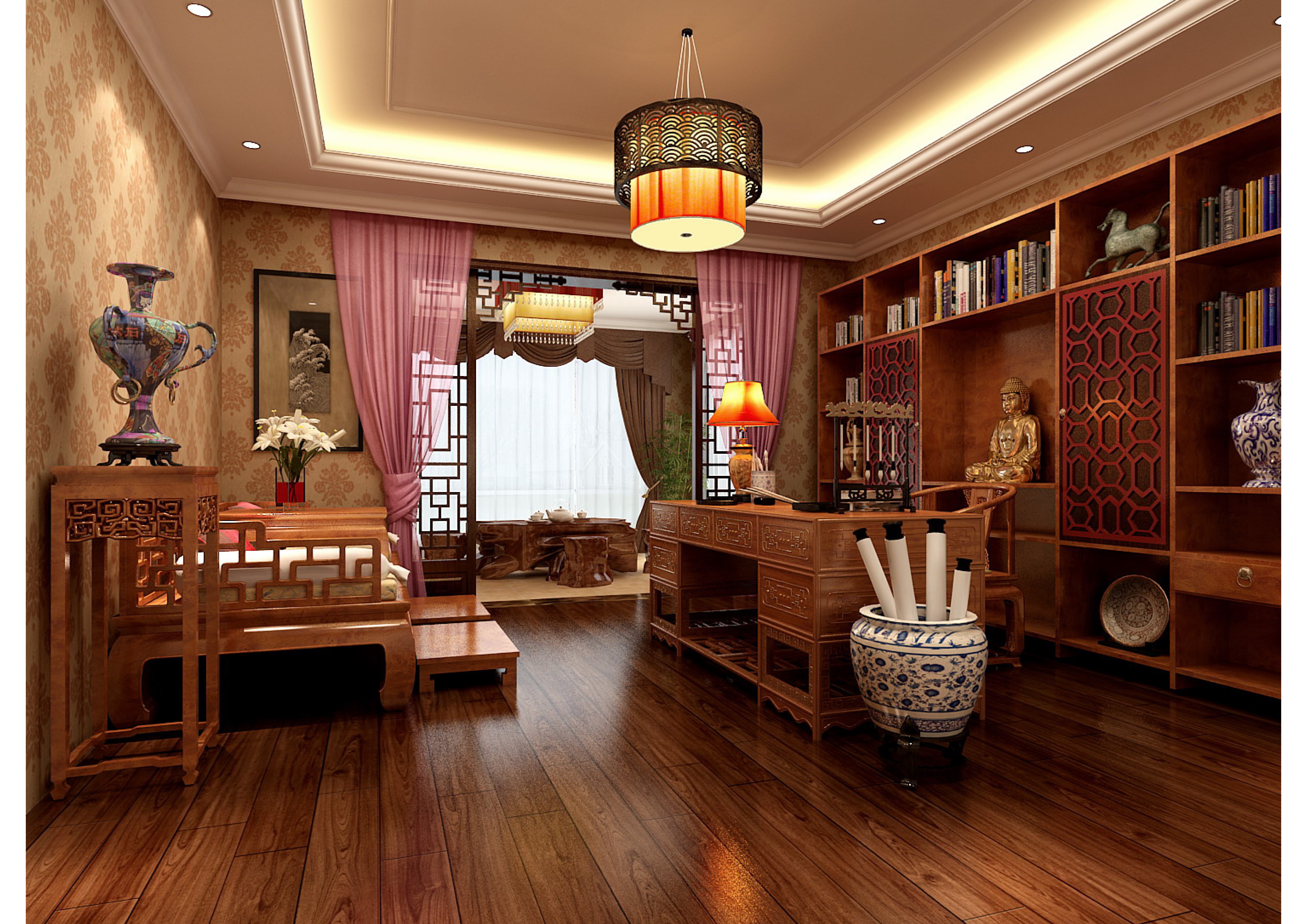 中国风并非完全意义上的复古明清,而是通过中式风格的特征,表达对