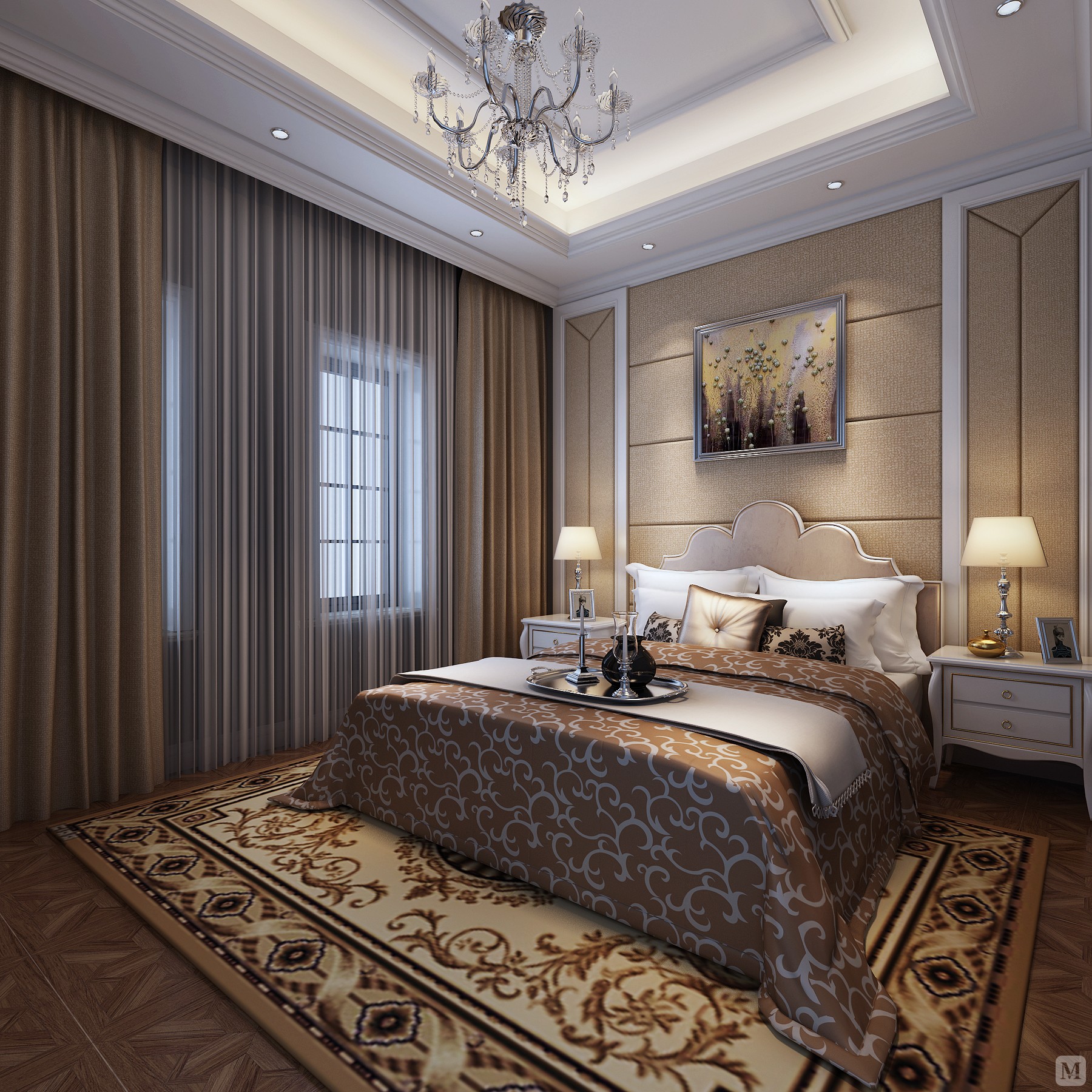 6万399㎡art deco别墅装修绿宝园法式独特精品-红星美凯龙家装效果图