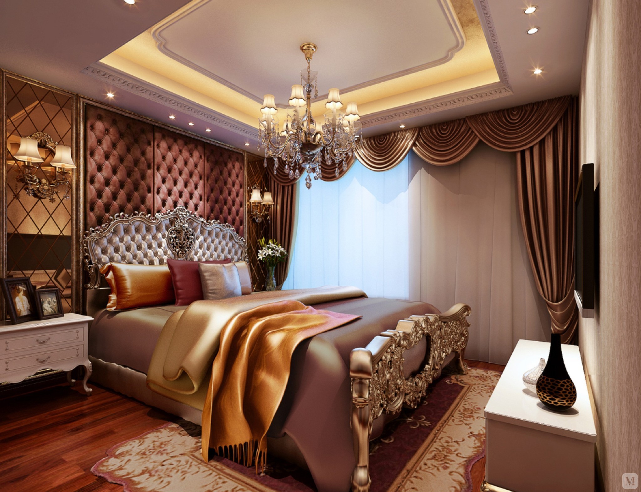 8万120㎡新古典二房装修温莎庄园洋房2室2厅