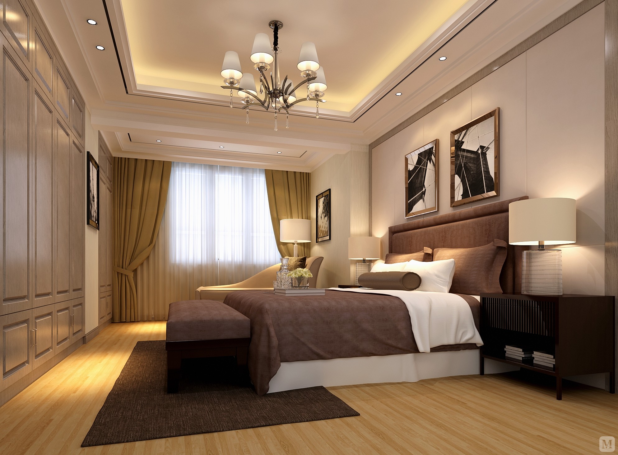 3万156㎡简约三房装修实用简洁的现代简约风-红星美凯龙家装效果图