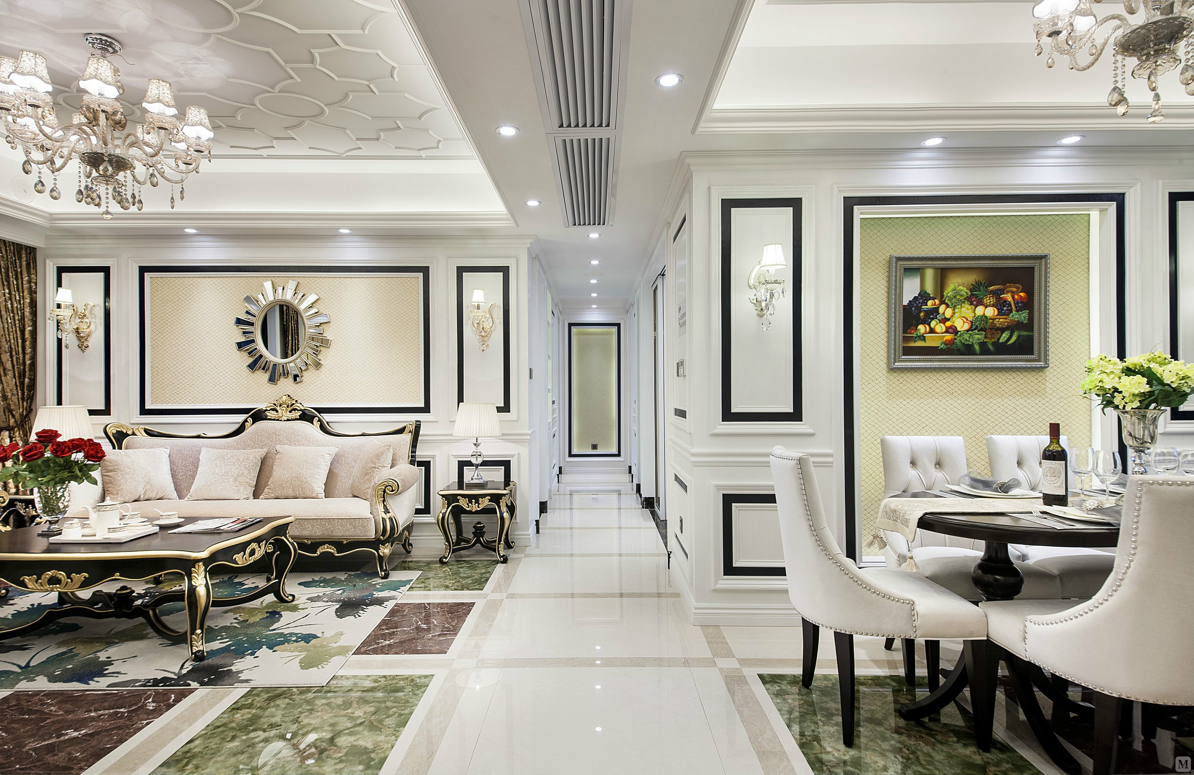 3万230㎡简欧四房装修美好新里程赵先生新居