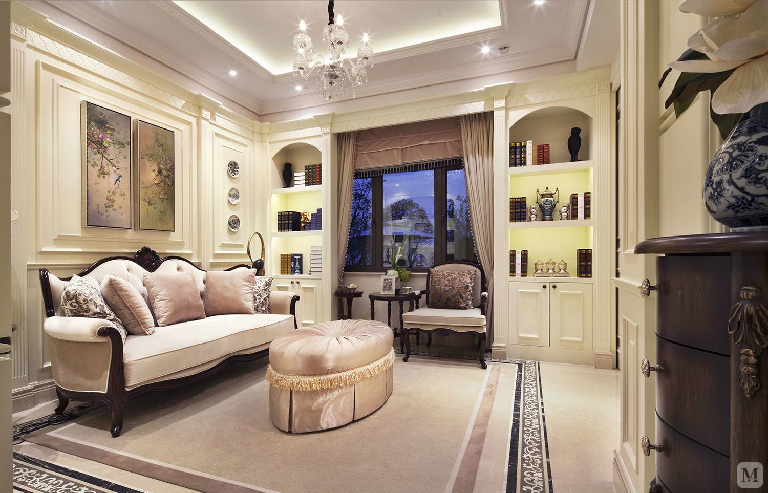 4万380㎡美式别墅装修骏浩华庭潘先生家