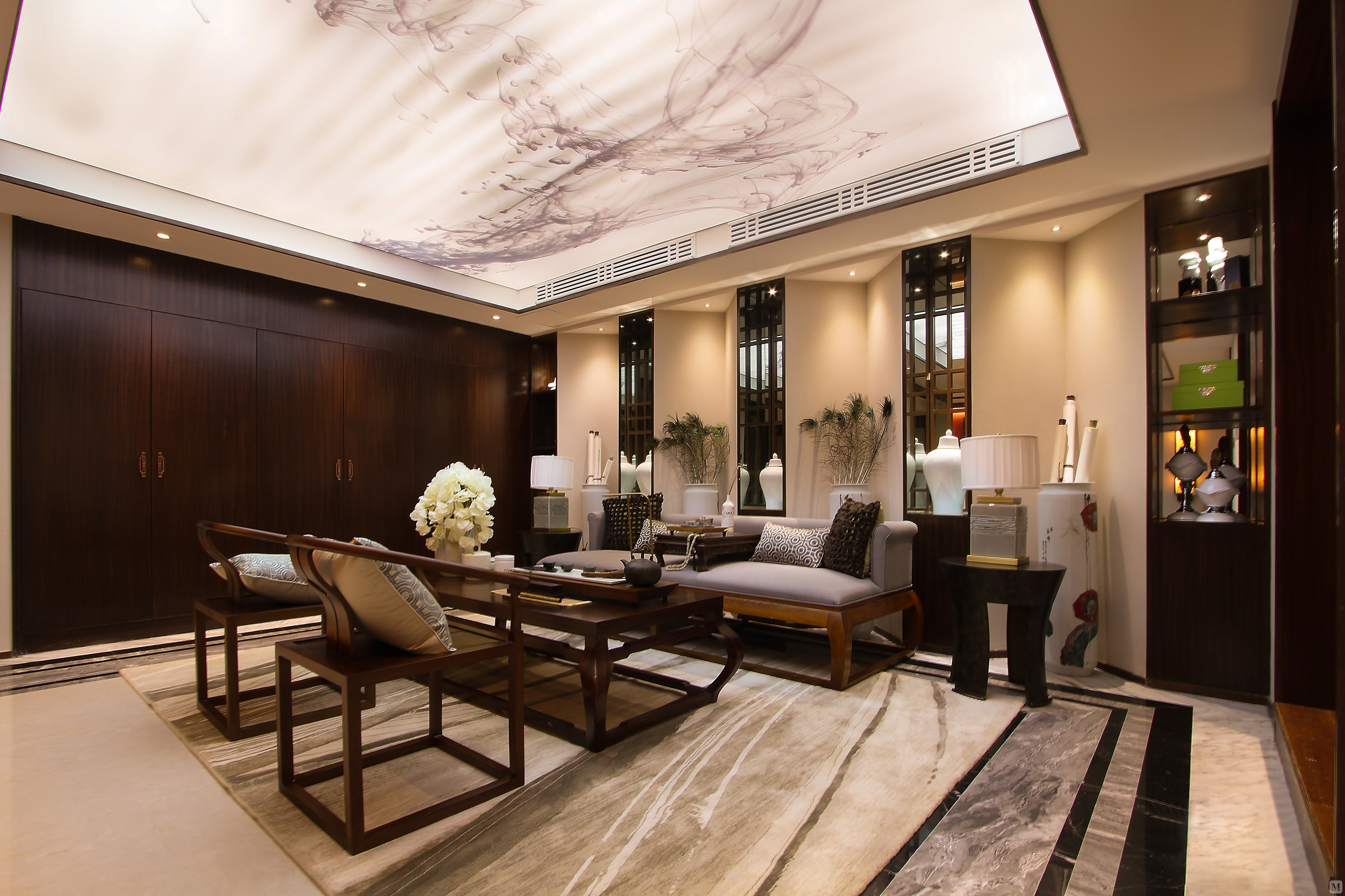 46.5万256㎡简约别墅装修别致雅意的空间别墅设计