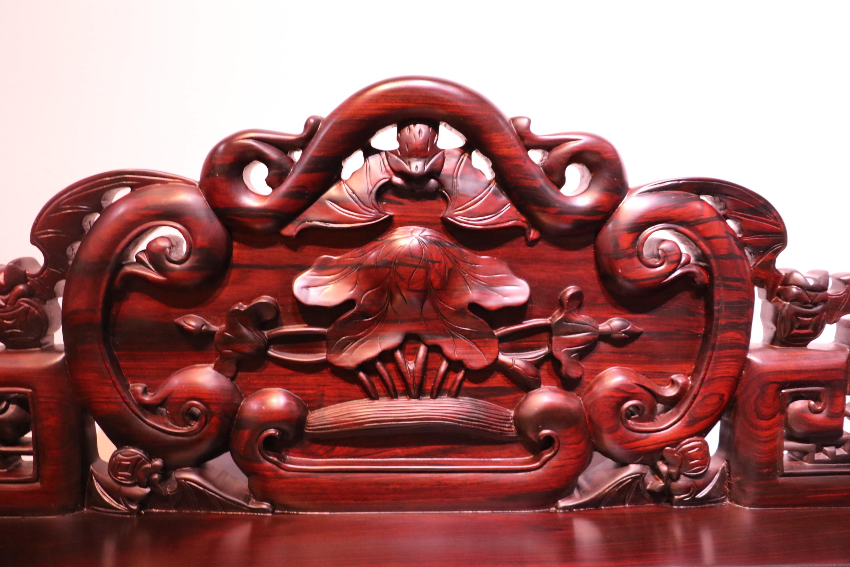 清风阁 交趾黄檀贵妃榻 清风雅韵系列 j-gft-106(北京西四环商场店铺)