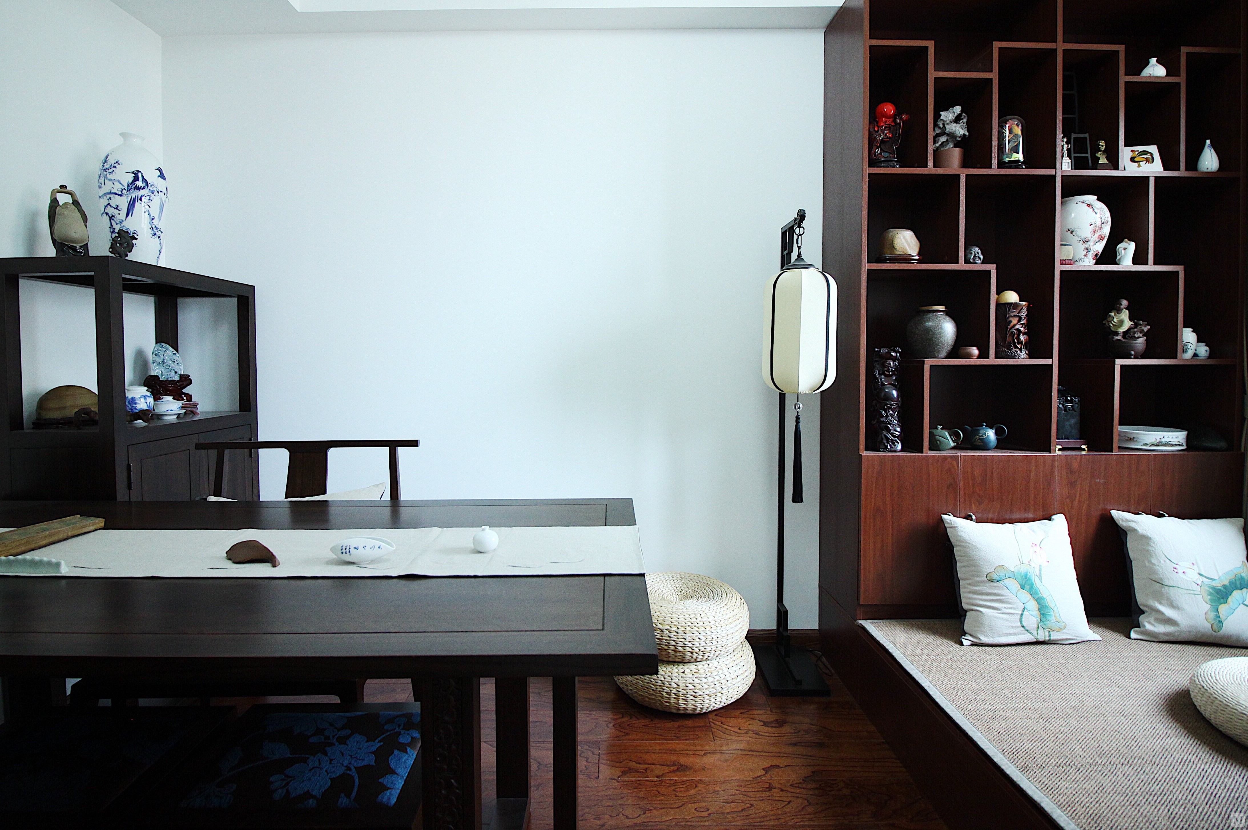 简欧书房窗帘装修效果图