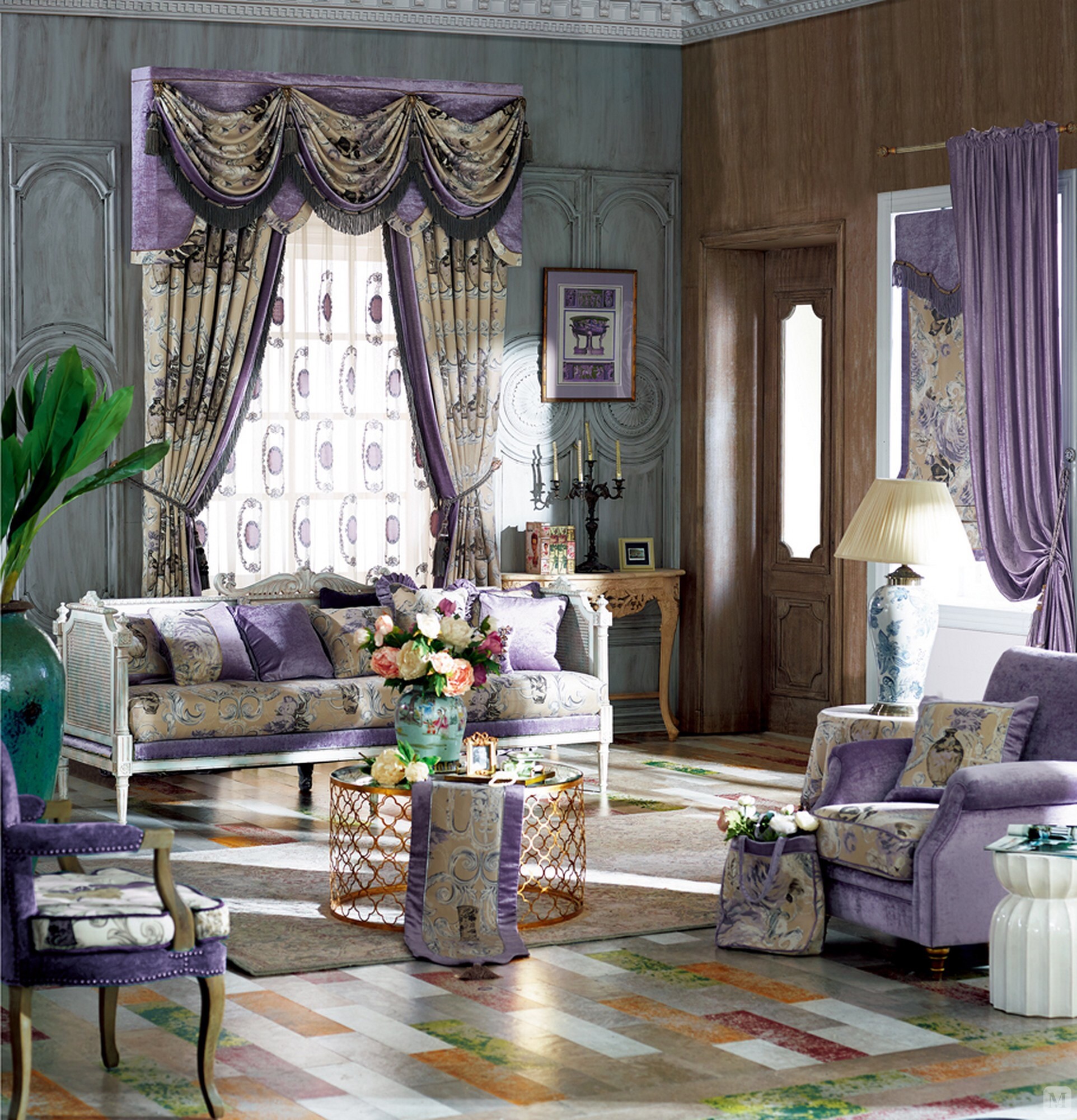 索弗仑窗帘 窗帘 1710系列 yb1712-2