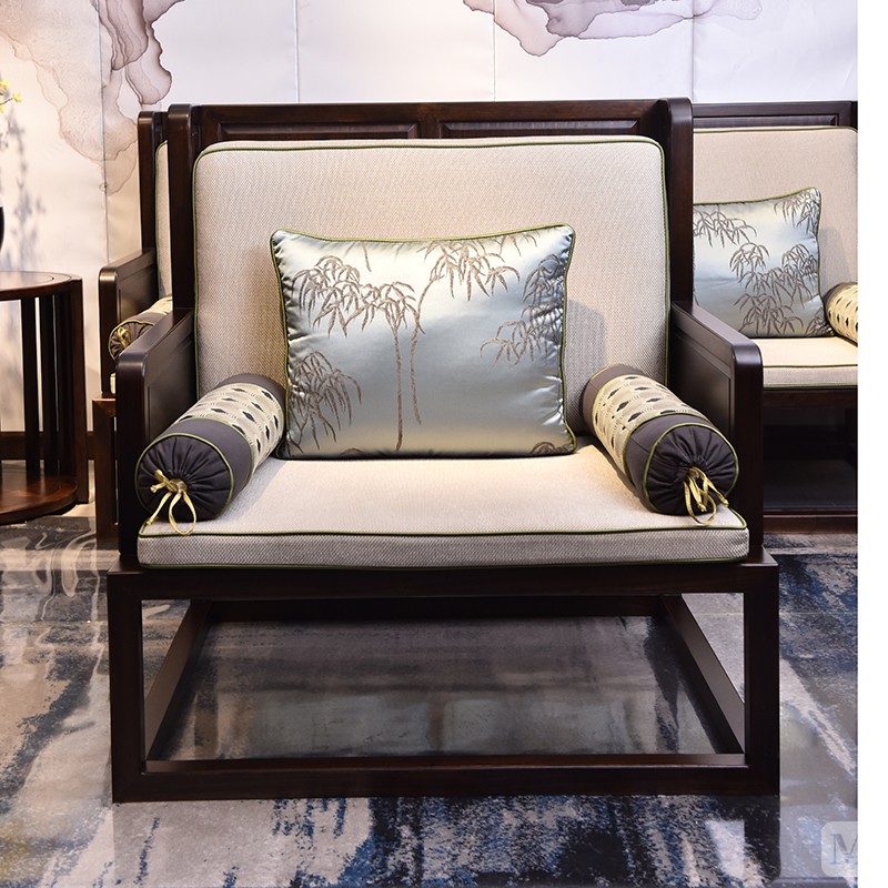  东方弘叶 三人位沙发 艺术生活化