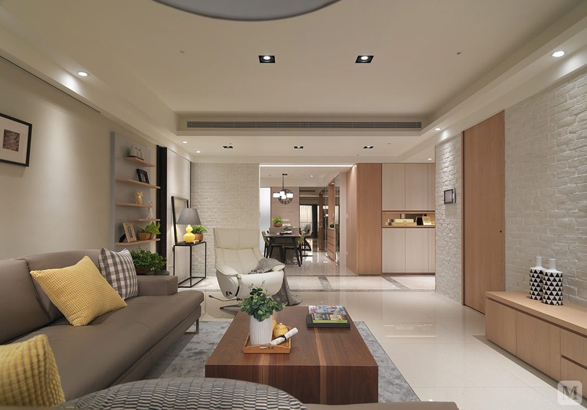 7万92㎡简约二房装修崇尚机能北欧风