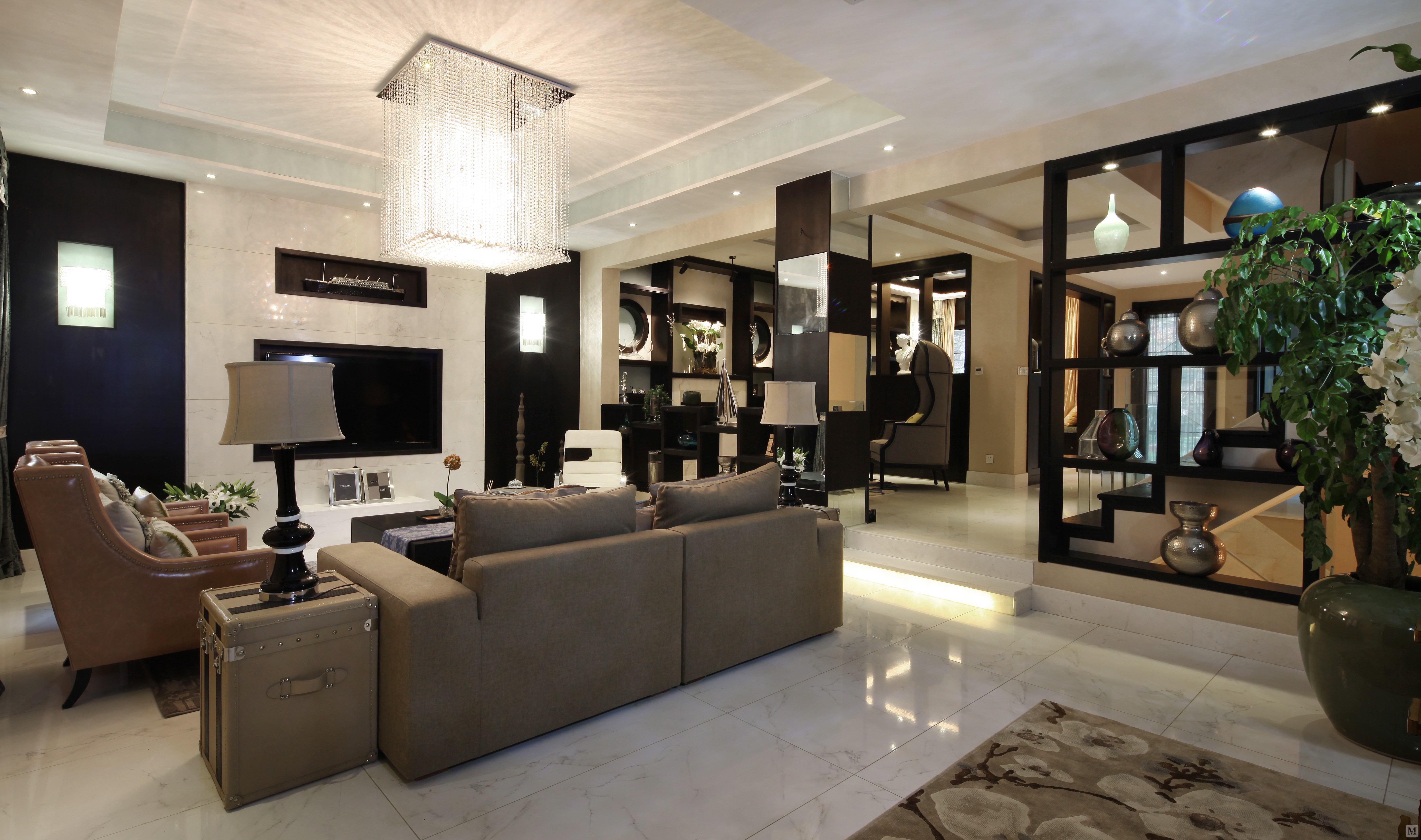 2万392㎡简约别墅装修重庆融创奥山联排别墅装修设计