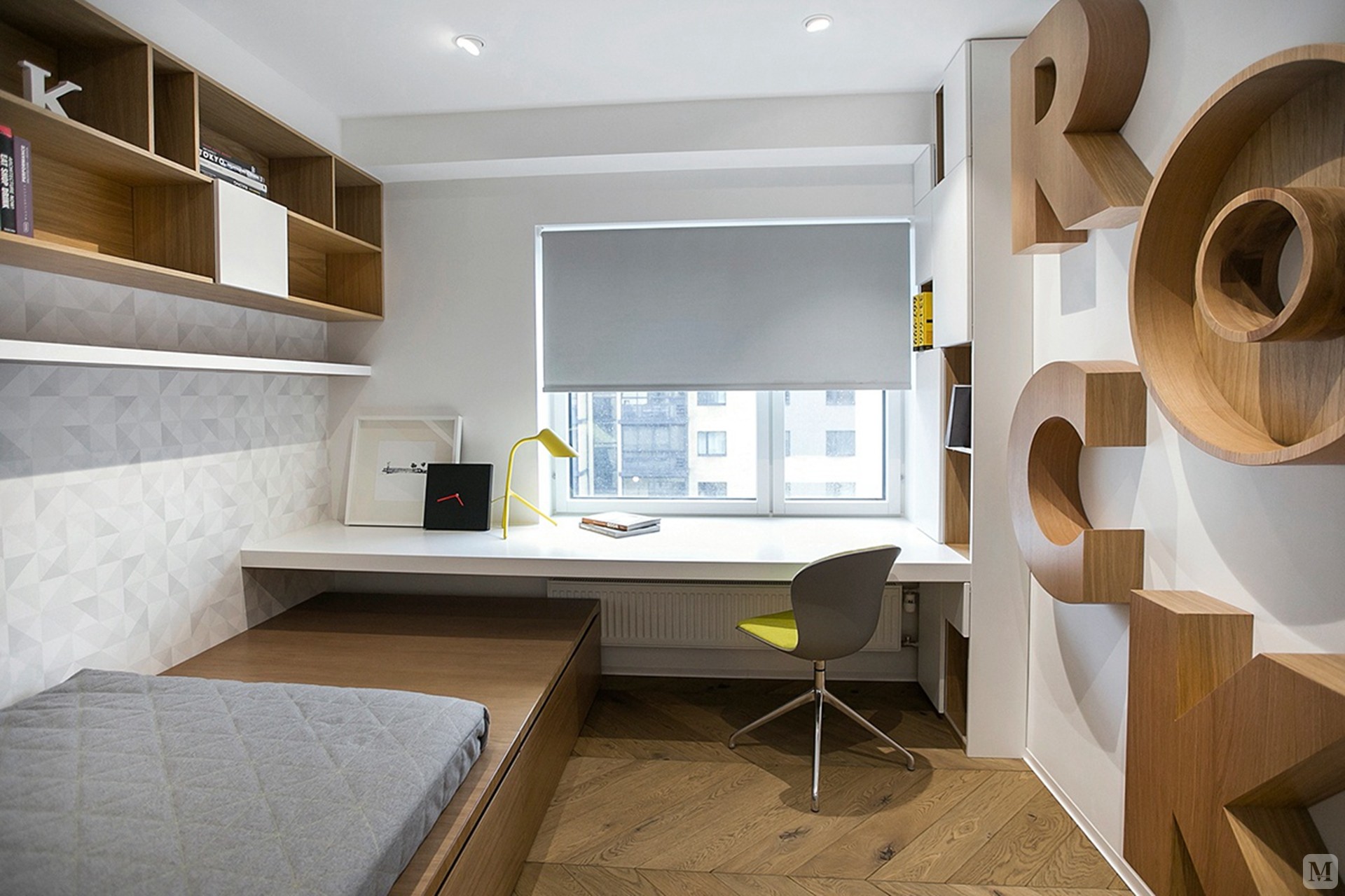 简欧书房窗帘装修效果图