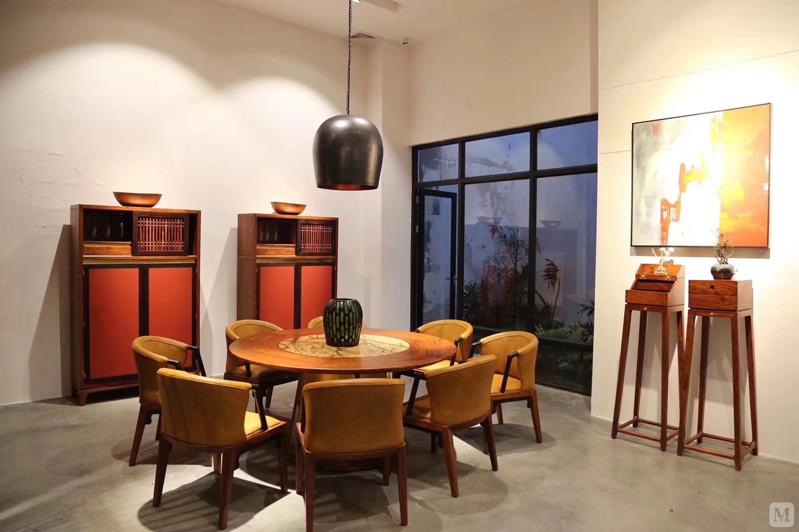 阅梨 同心圆餐台 一看就很有生活品质的餐桌