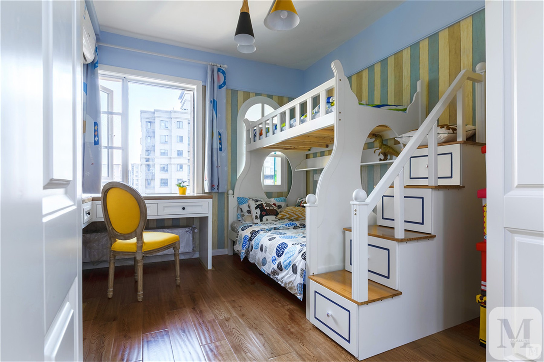 简约儿童房吊顶装修效果图