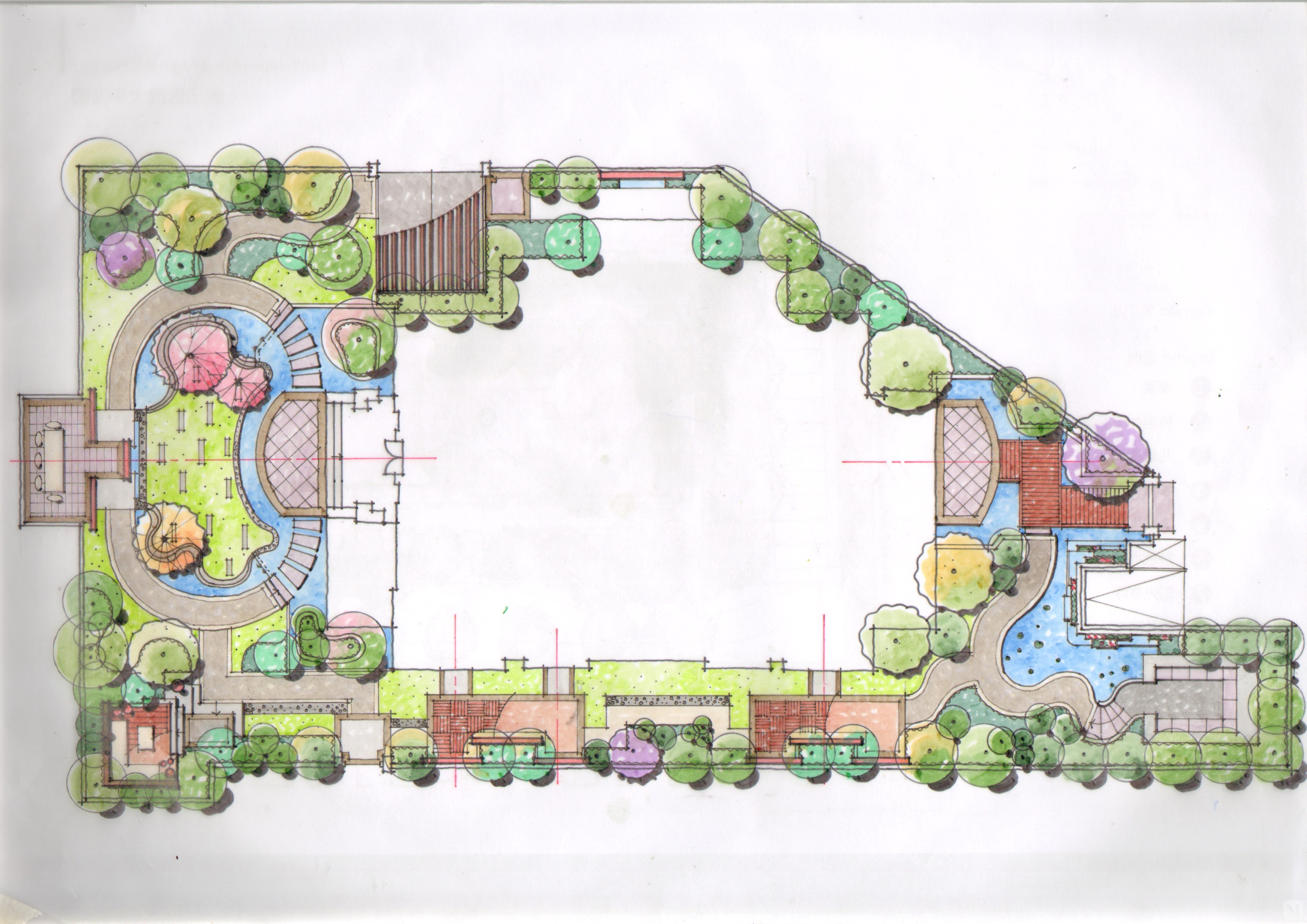 中式庭院灯具装修效果图