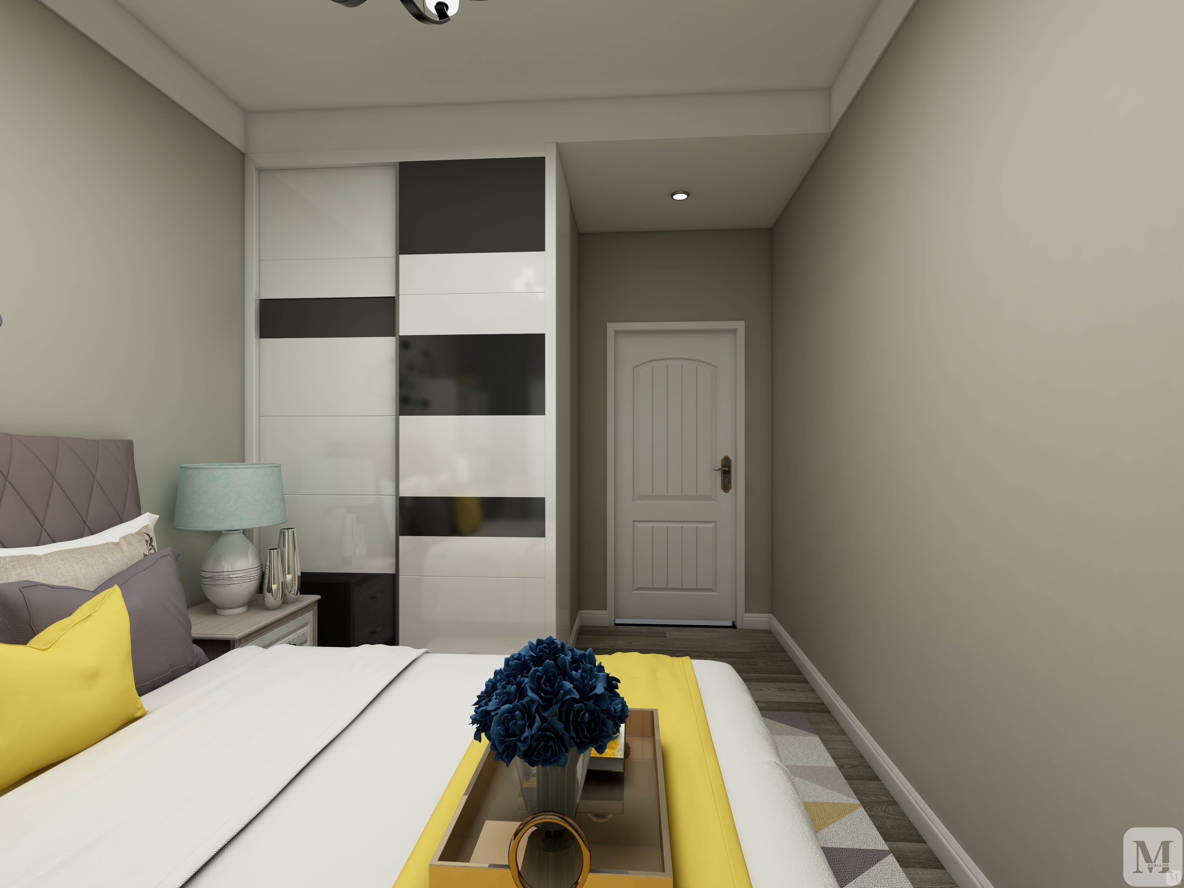 简约儿童房吊顶装修效果图