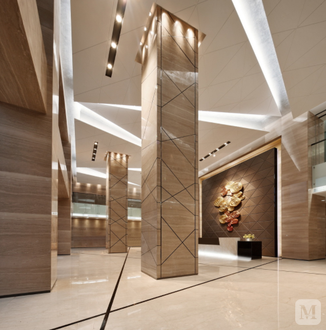 宾馆大堂吊顶装修效果图欣赏 让吊顶点缀你的空间