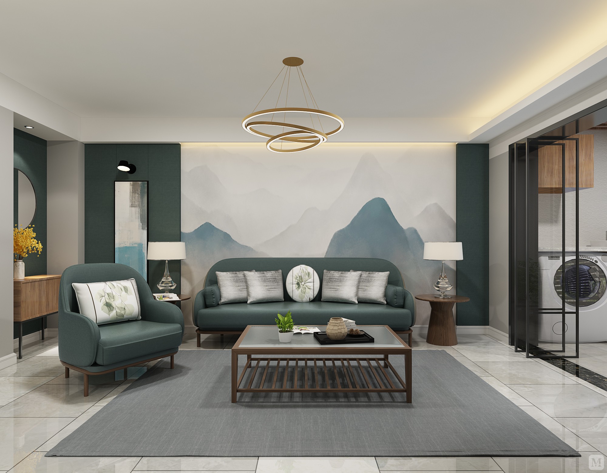 简约客厅沙发装修效果图