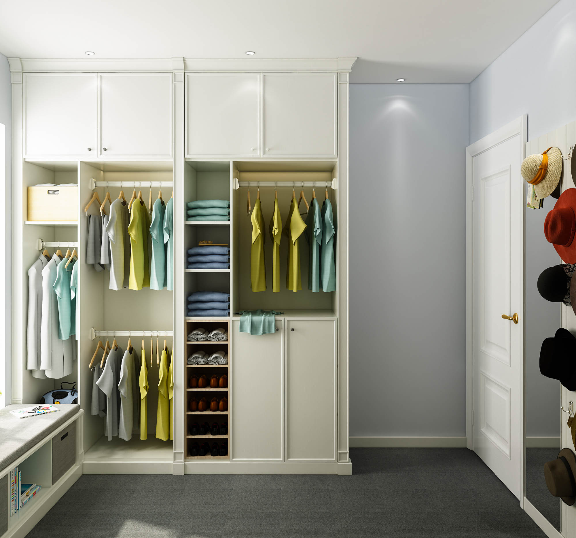 好莱客 好莱客 柜体板 贝加尔灰橡柜体 好莱客衣柜 贝加尔湖