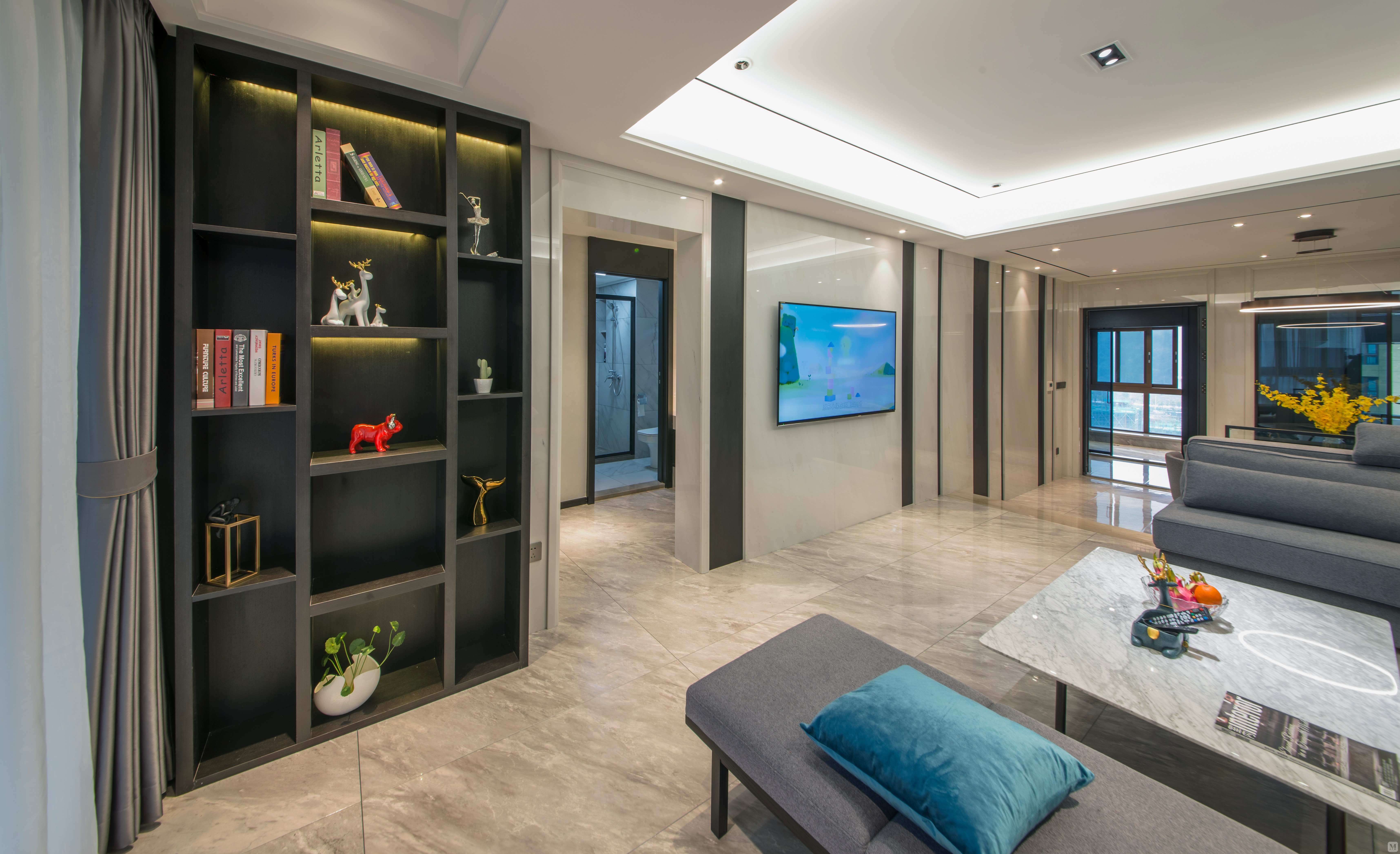 4万140㎡简约三房装修现代都市生活风